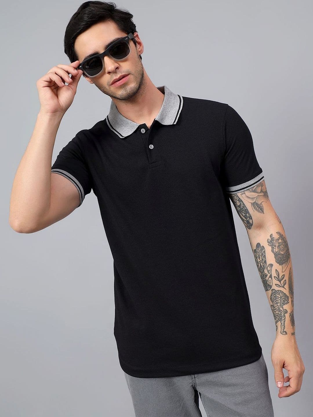 The Roadster Lifestyle Co Polo Collar T-Shirt - view 1