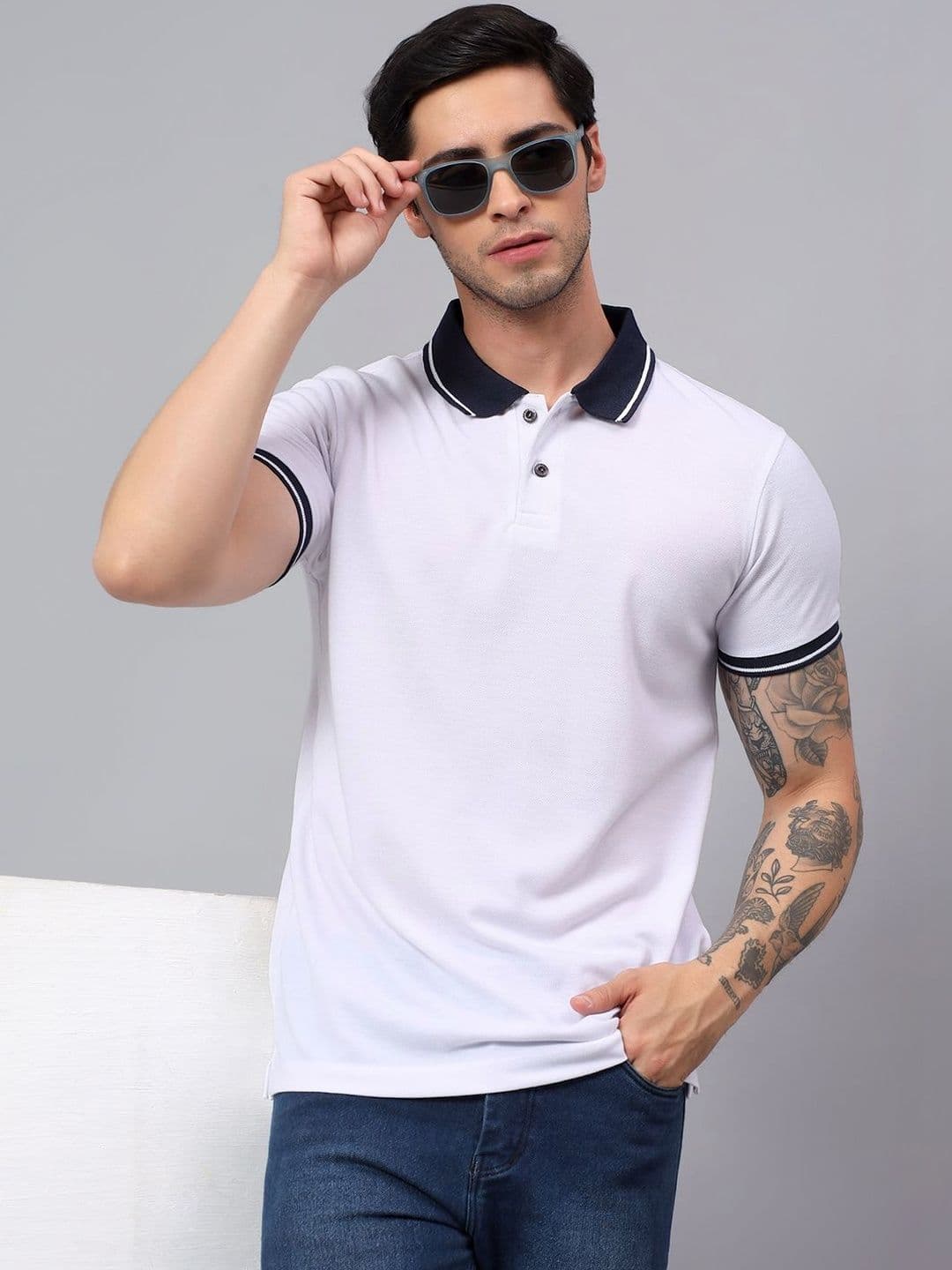 The Roadster Lifestyle Co Polo Collar T-Shirt - view 1