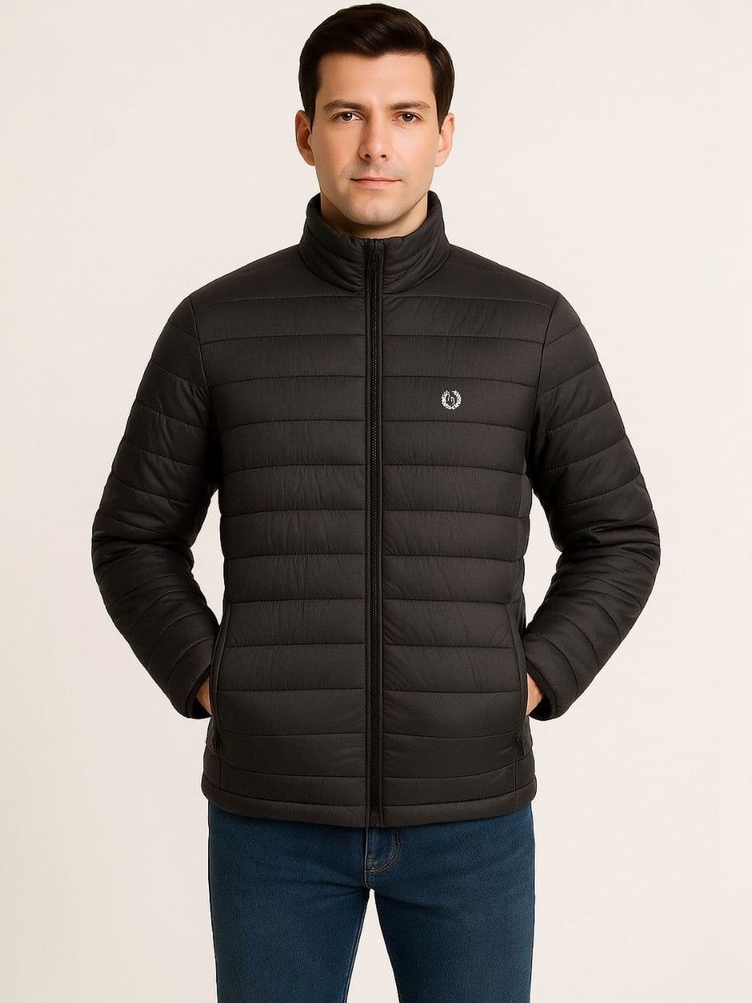 LEE BONEE Men Insulator Outdoor Puffer Jacket with Embroidered - view 1