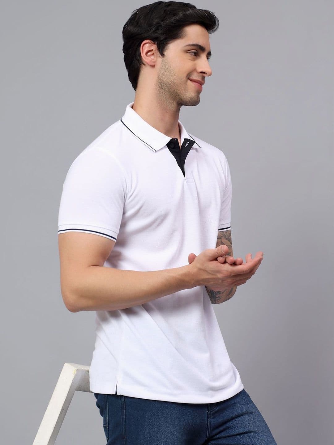 The Roadster Lifestyle Co Polo Collar T-Shirt - view 1