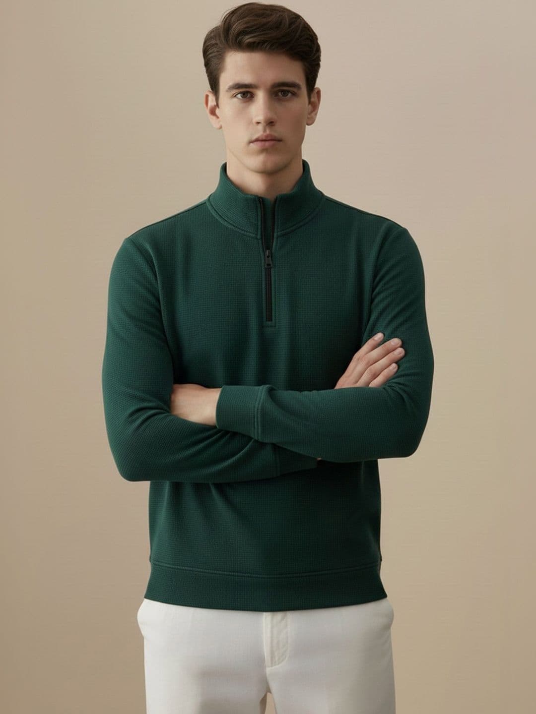 Mast & Harbour Men High Neck T-shirt - view 1