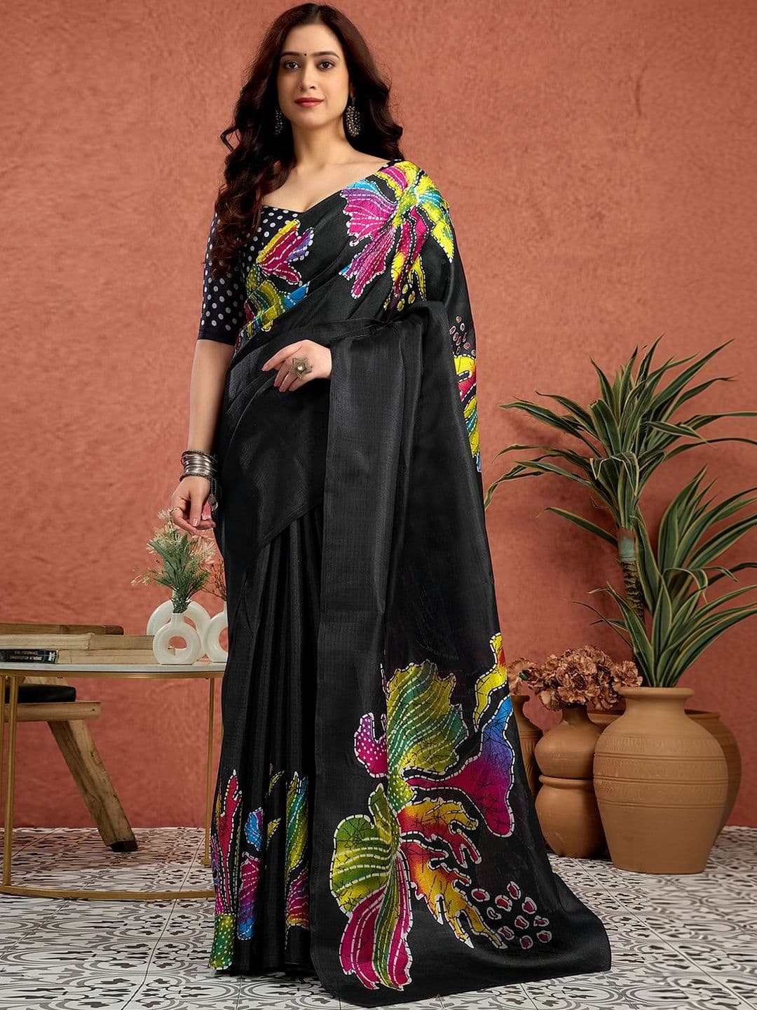 SANISA Floral Designer Saree - view 1