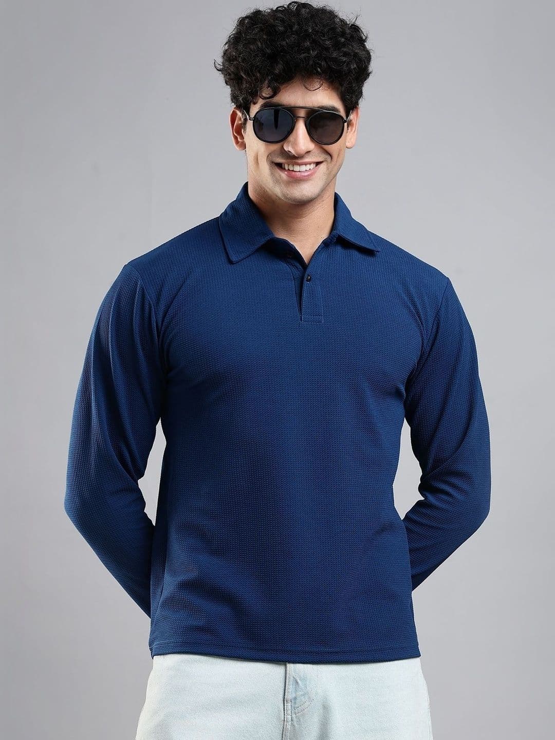LEWEL Men Polo Collar T-shirt - view 1