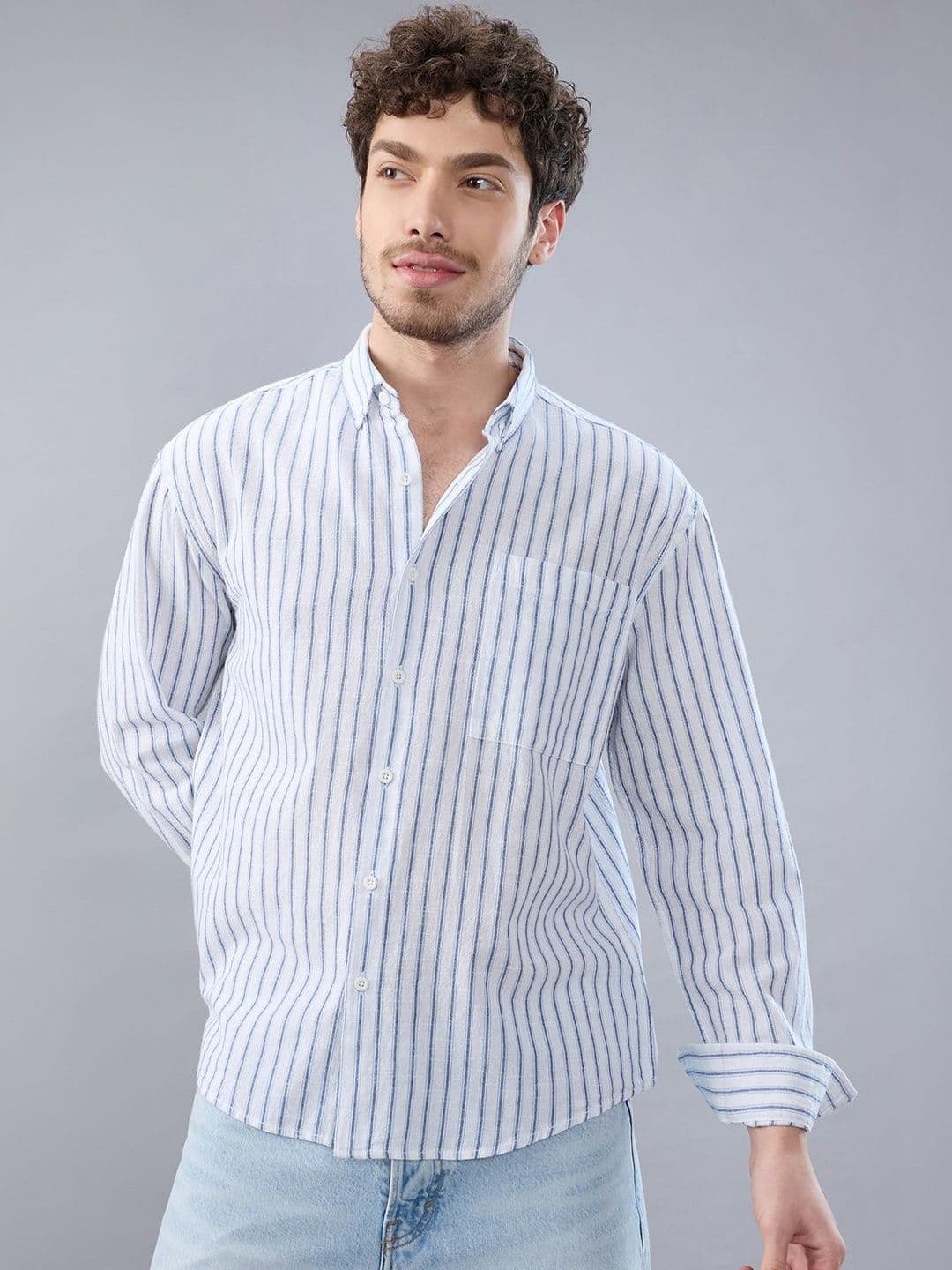 HERE&NOW Men Striped Casual Shirt - view 1