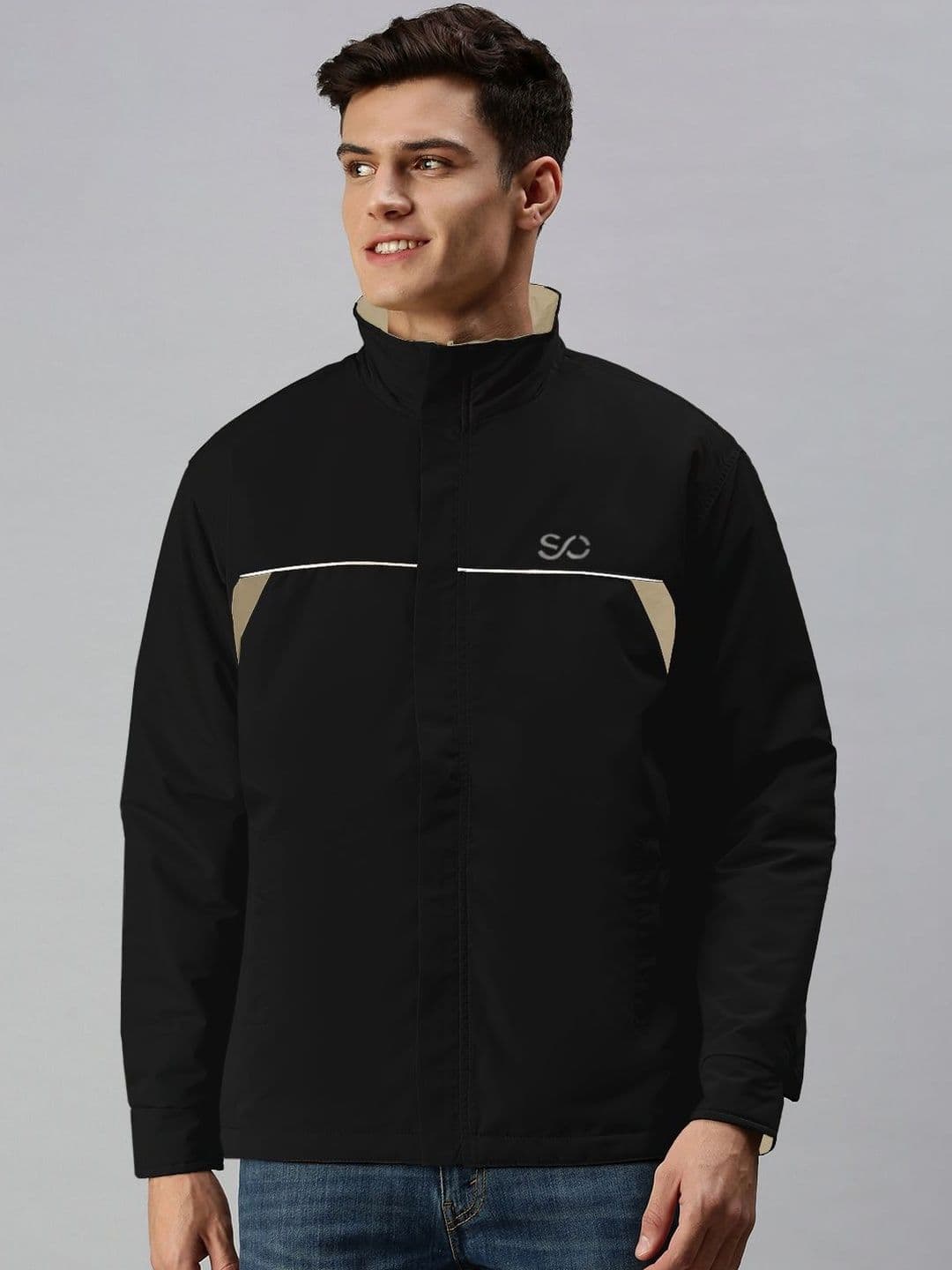SHOWOFFFF Men Colourblocked Lightweight Sporty Jacket - view 1
