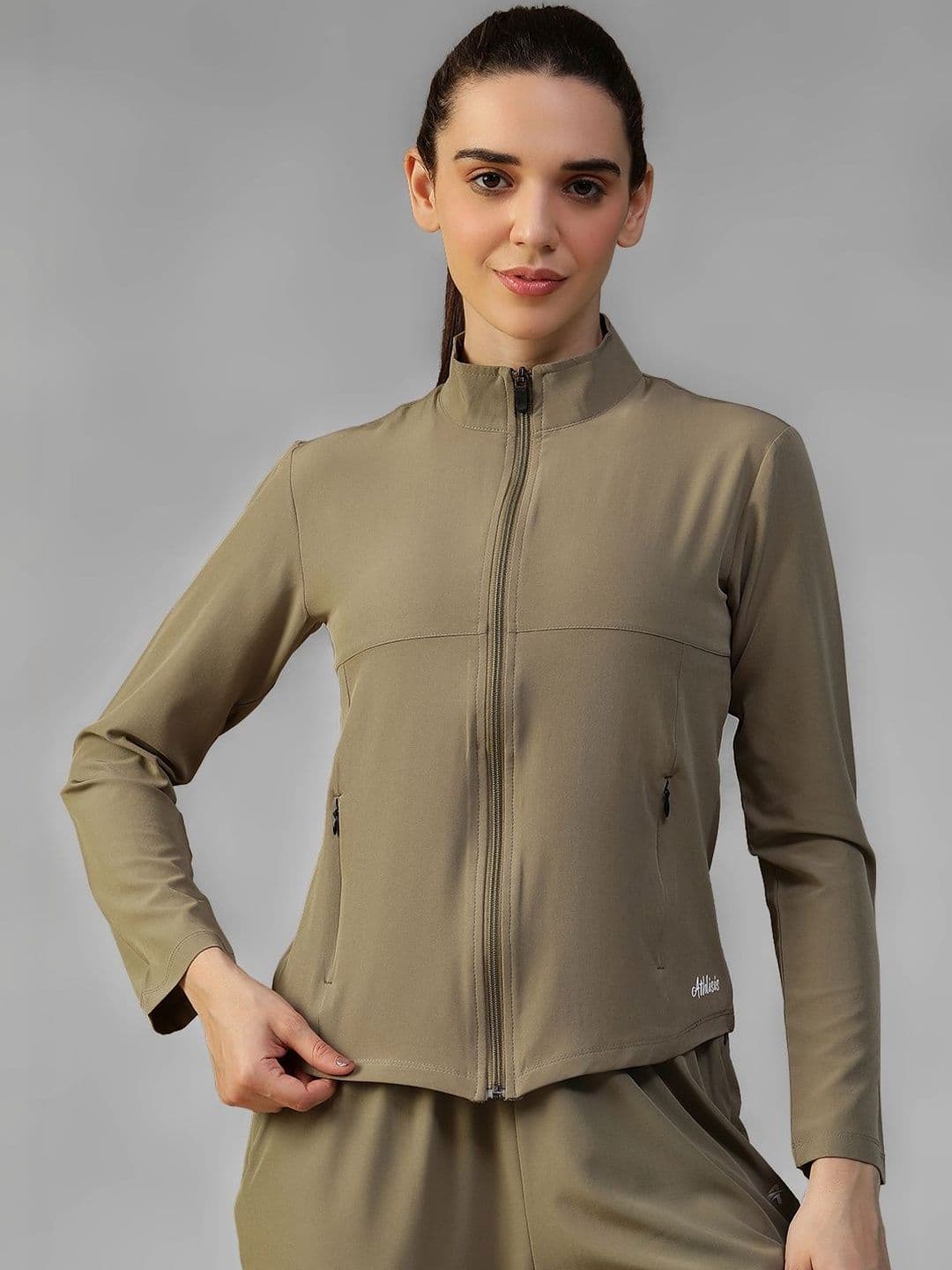 ATHLISIS Women Lightweight Training or Gym Sporty Jacket - view 1