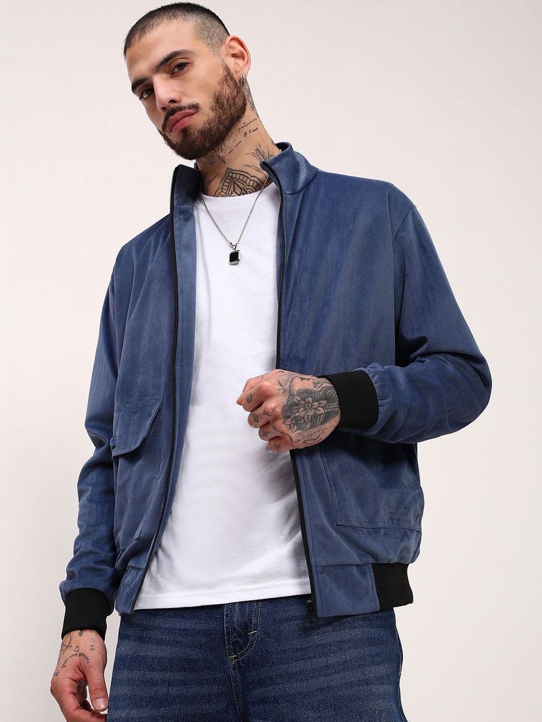 SHOWOFFFF Men Windcheater Bomber Jacket - view 1