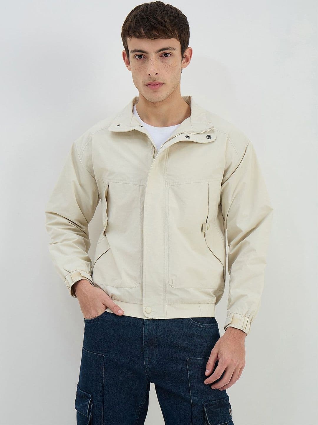Iconic Men Lightweight Bomber Jacket - view 1