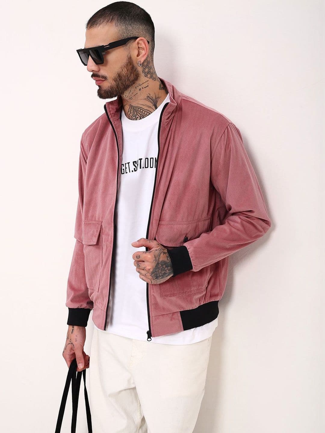 SHOWOFFFF Men Windcheater Bomber Jacket - view 1
