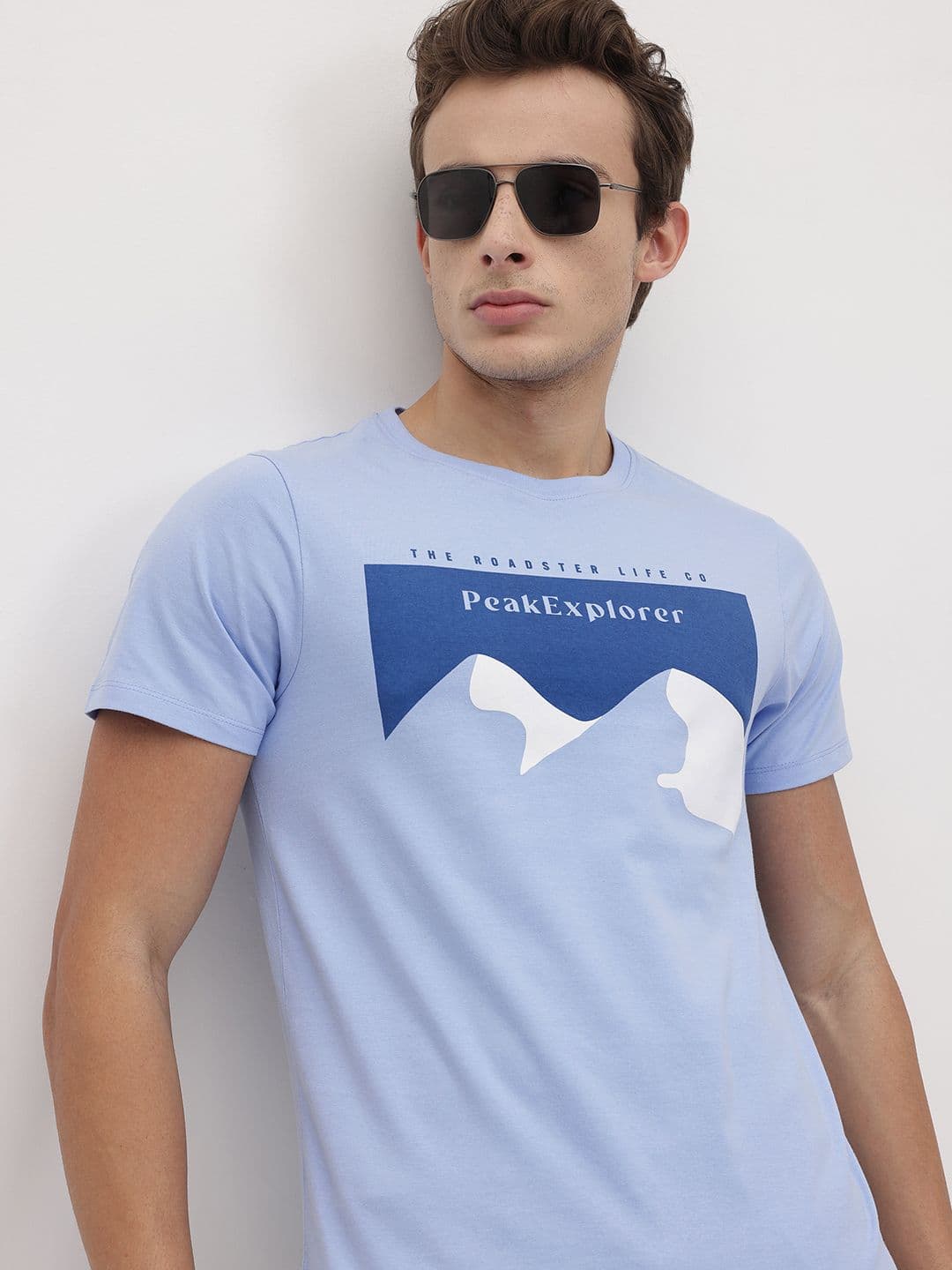 The Roadster Lifestyle Co. Printed Pure Cotton T-shirt - view 1