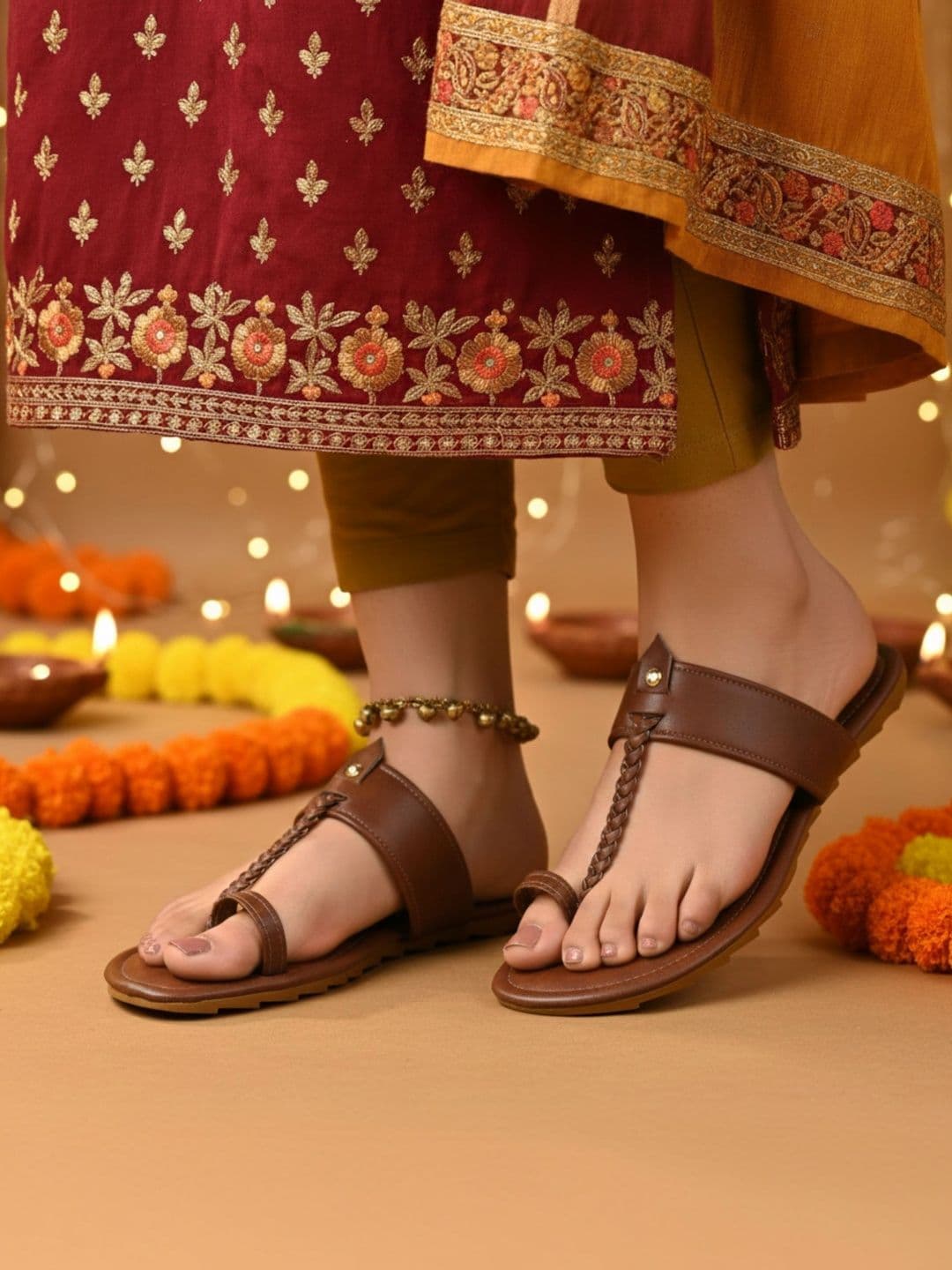 Anouk Women Ethnic Comfort Sandals - view 1