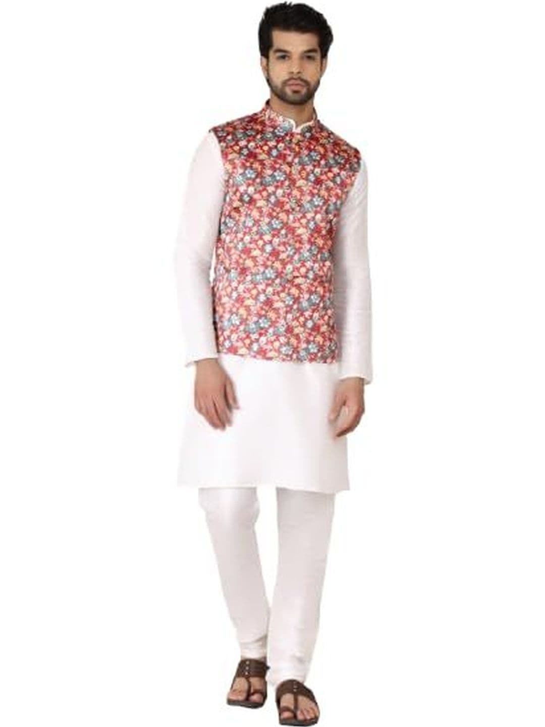JEXI Men Ethnic Motifs Thread Work Jackets - view 1