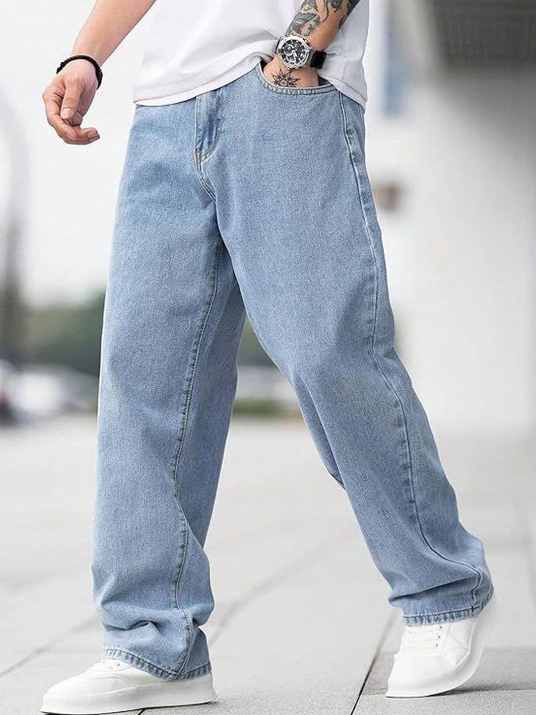 Moda Rapido Men Relaxed Fit High-Rise Light Fade Stretchable Jeans - view 1