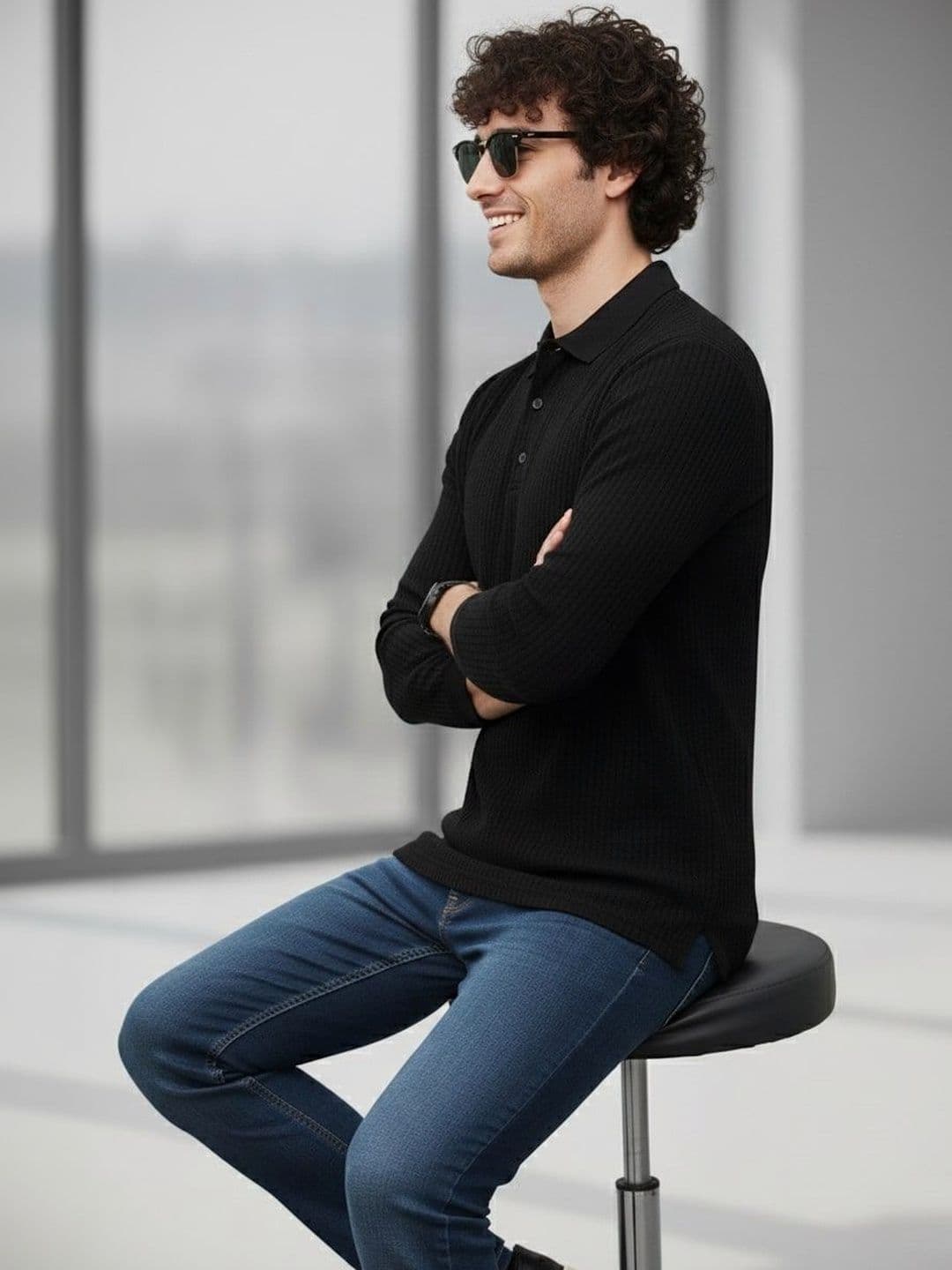 SZN Men Polo Collar T-shirt - view 1