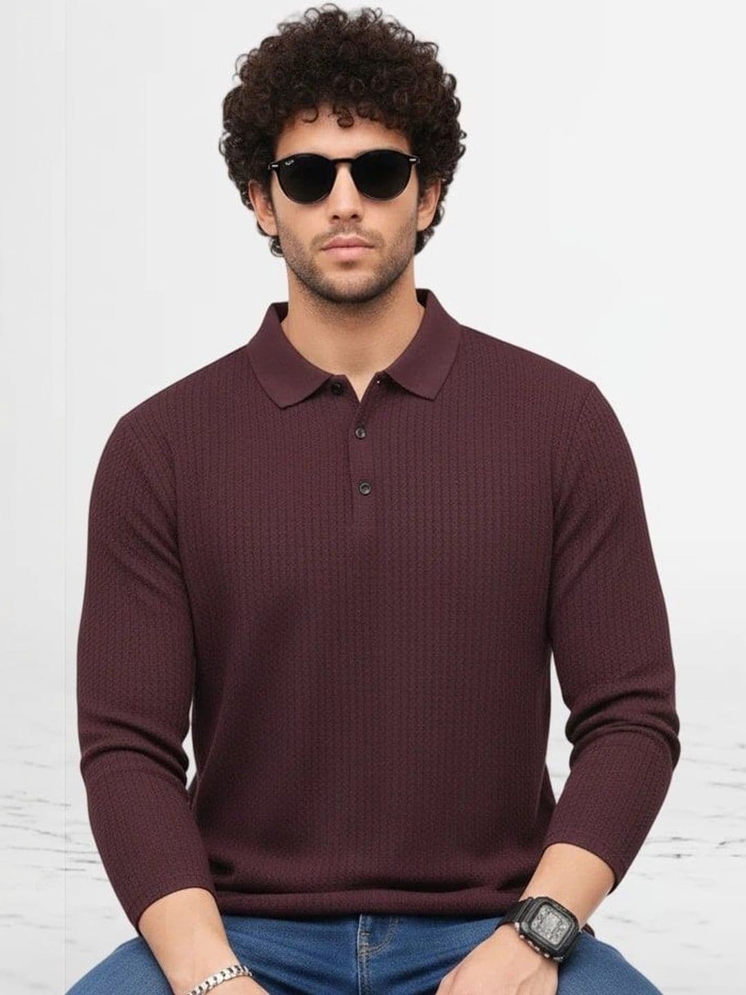 SZN Men Polo Collar T-shirt - view 1