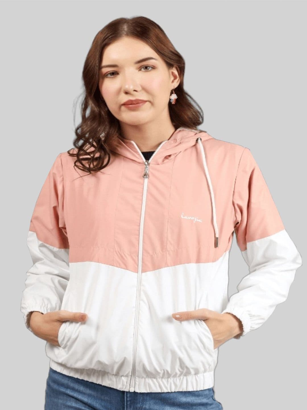 Lavozia Women Colourblocked Lightweight Outdoor Puffer Jacket - view 1