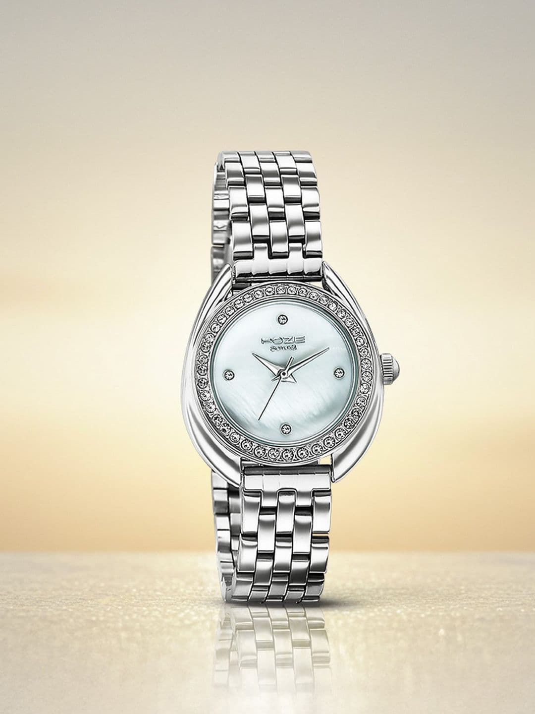 Sonata Poze 7 Analog White MOP Dial Watch For Women - SP80151SM01W - view 1