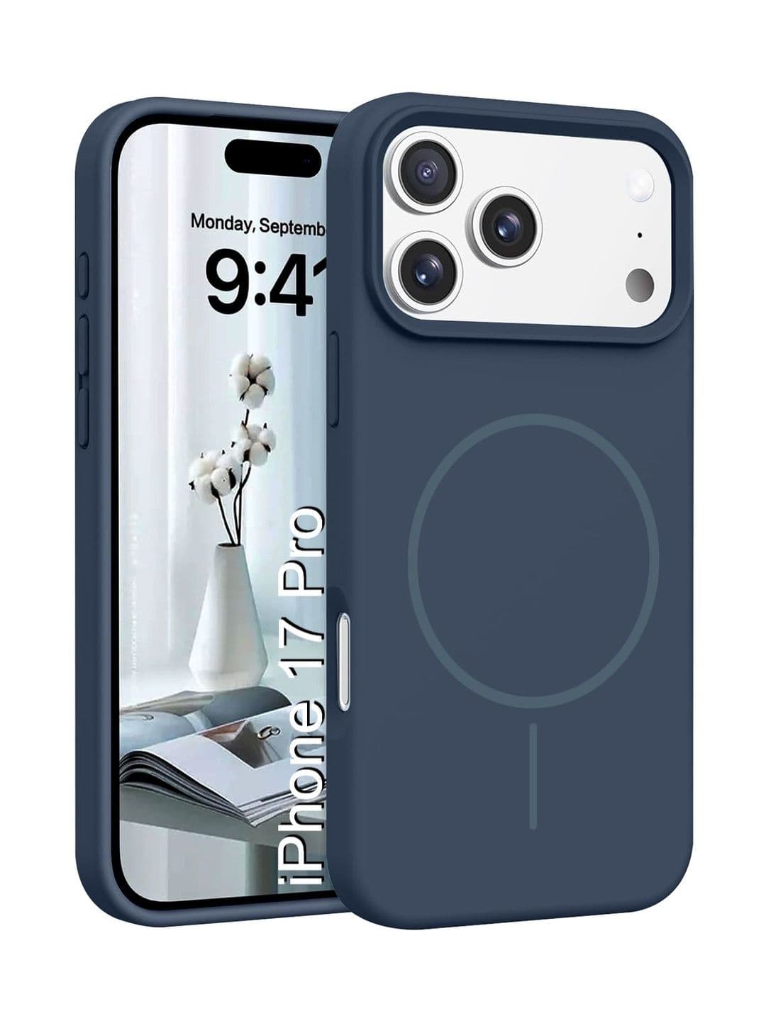 Luxury Kase Solid Printed iPhone 17 Pro Back Case Mobile Accessories - view 1