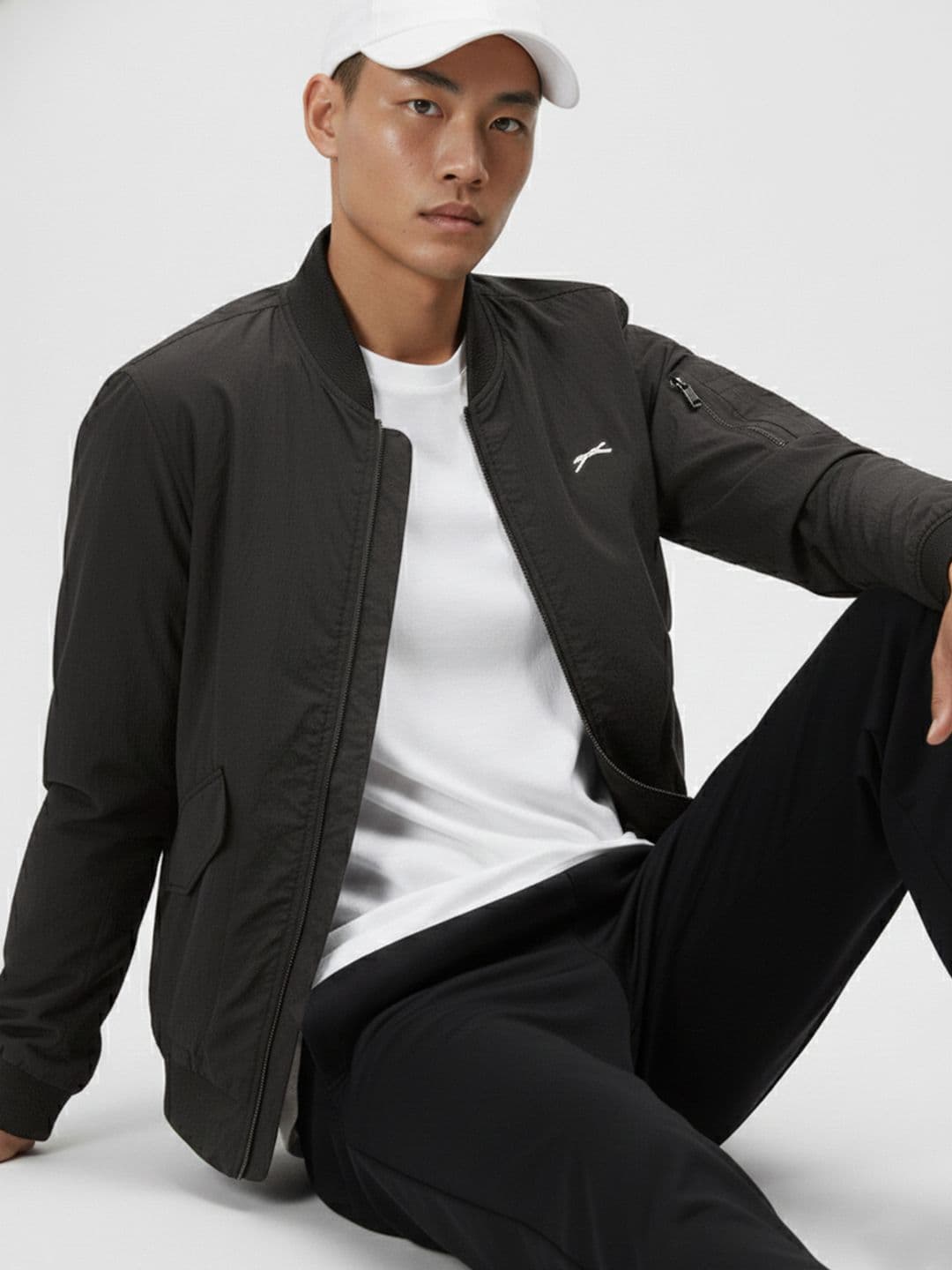 Slazenger Stand Collar Bomber Jacket - view 1