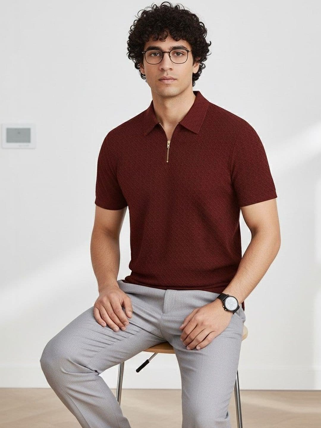 SZN Men Polo Collar T-shirt - view 1