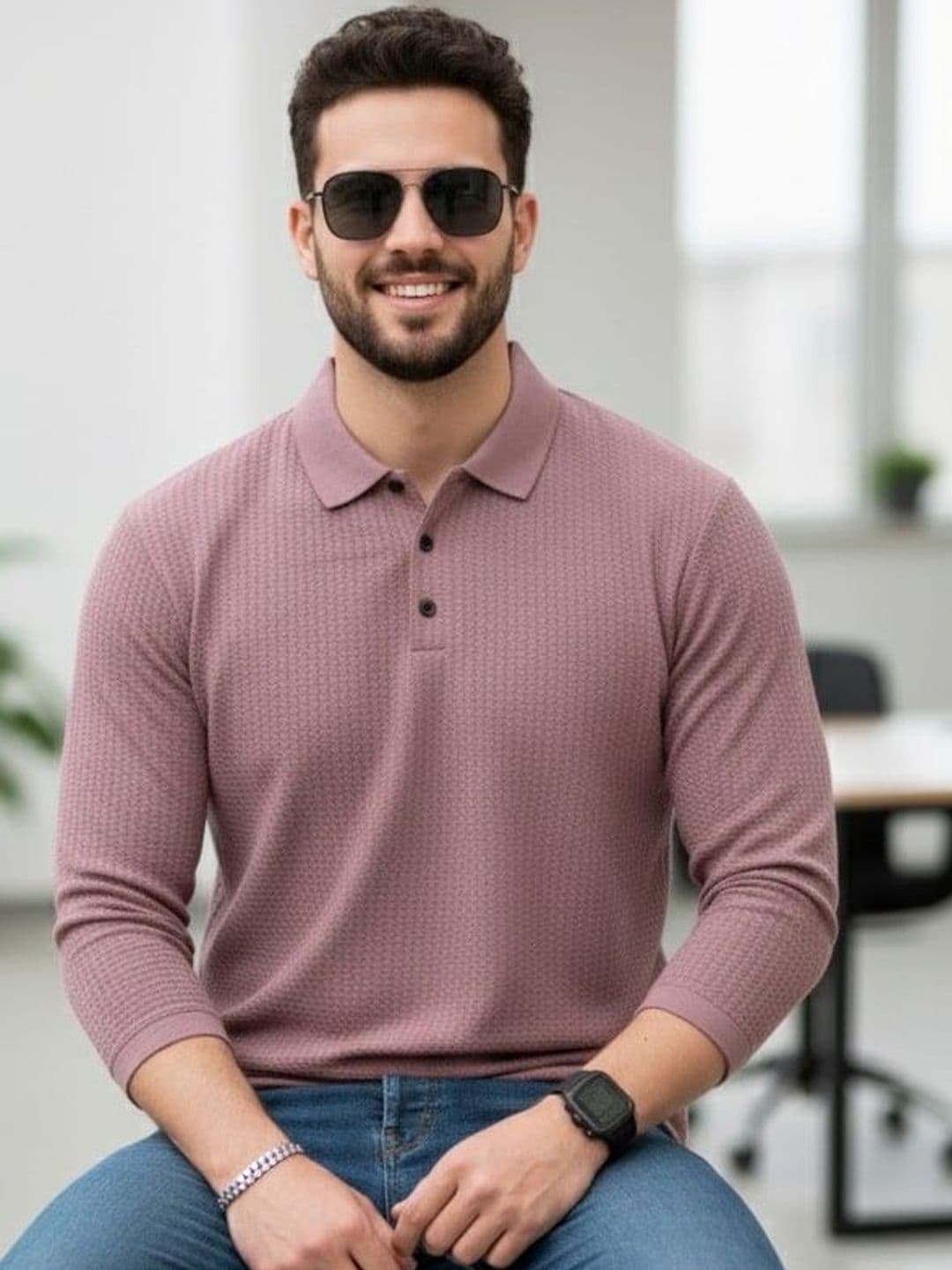 SZN Men Polo Collar T-shirt - view 1