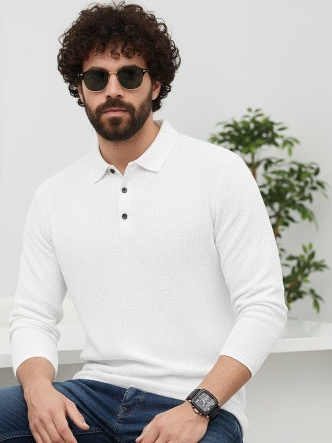SZN Men Polo Collar T-shirt - view 1