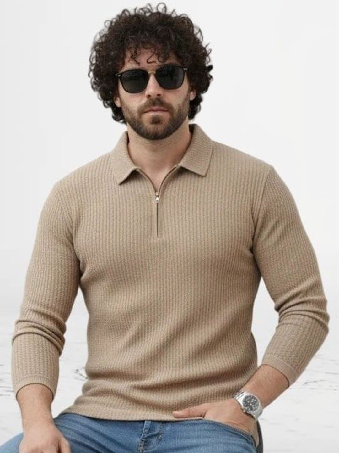 SZN Men Polo Collar T-shirt - view 1