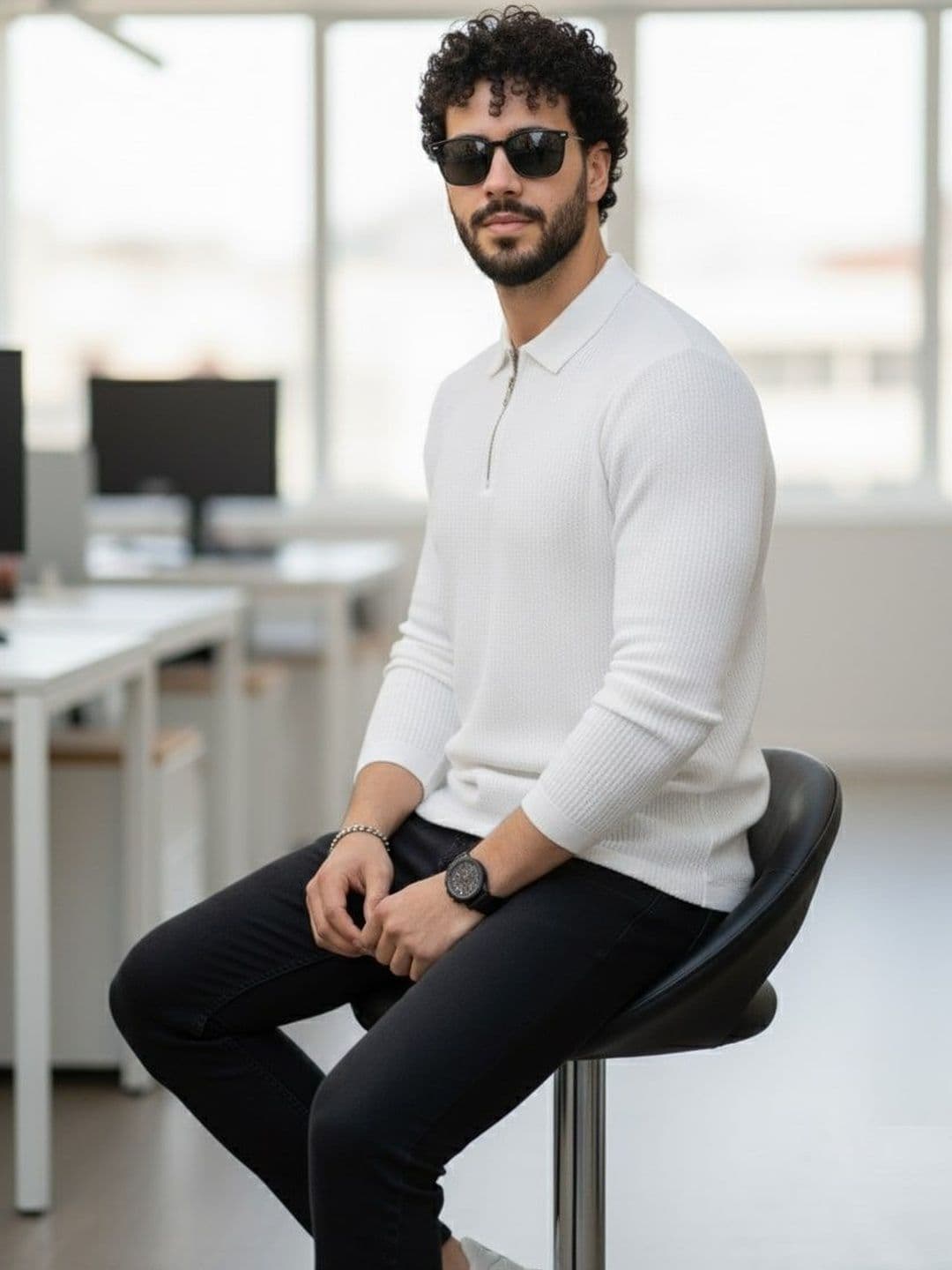 SZN Men Polo Collar T-shirt - view 1