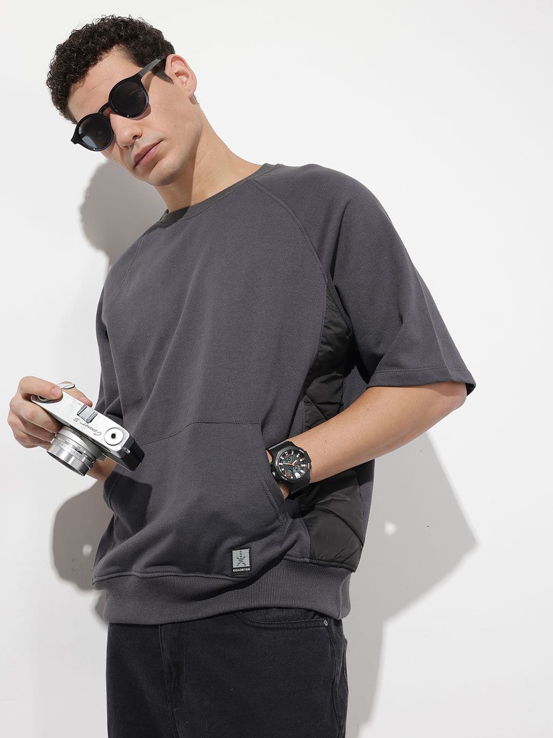 The Roadster Life Co. Round Neck Knitted Sweatshirt - view 1