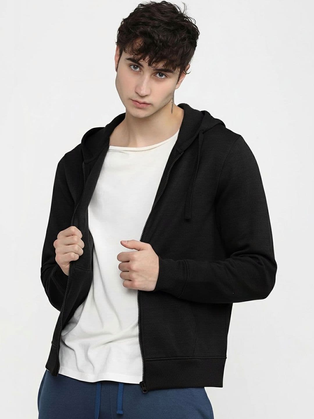 SLOWLORIS Men Hooded Sweatshirt - view 1