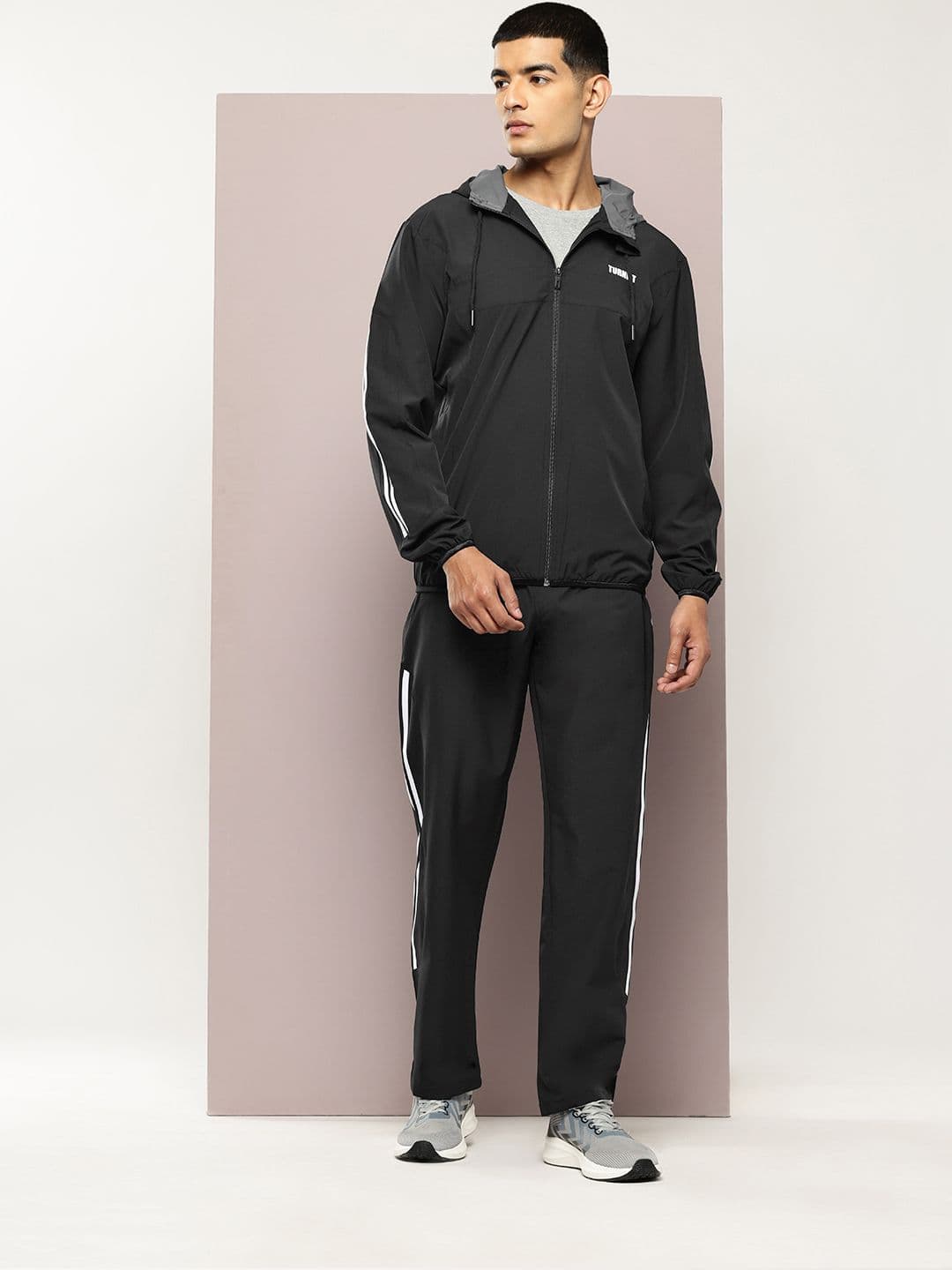 TURNFIT Men Hooded Running Tracksuit - view 1