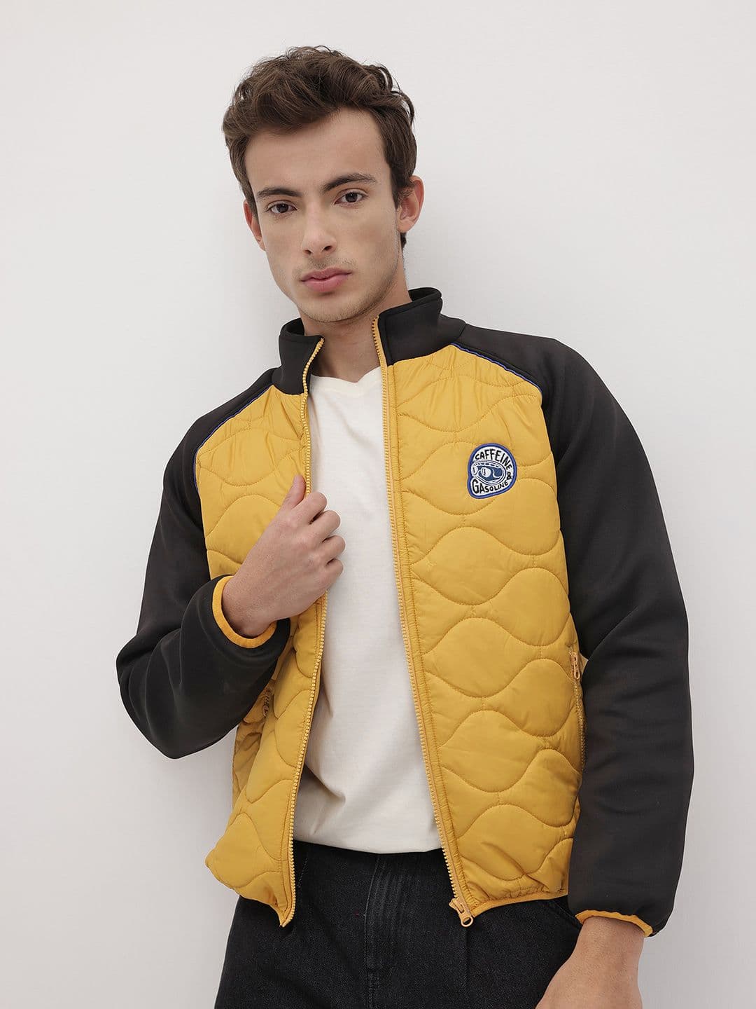 The Roadster Life Co. Geometric Quilted Jacket with Embroidered Detail - view 1