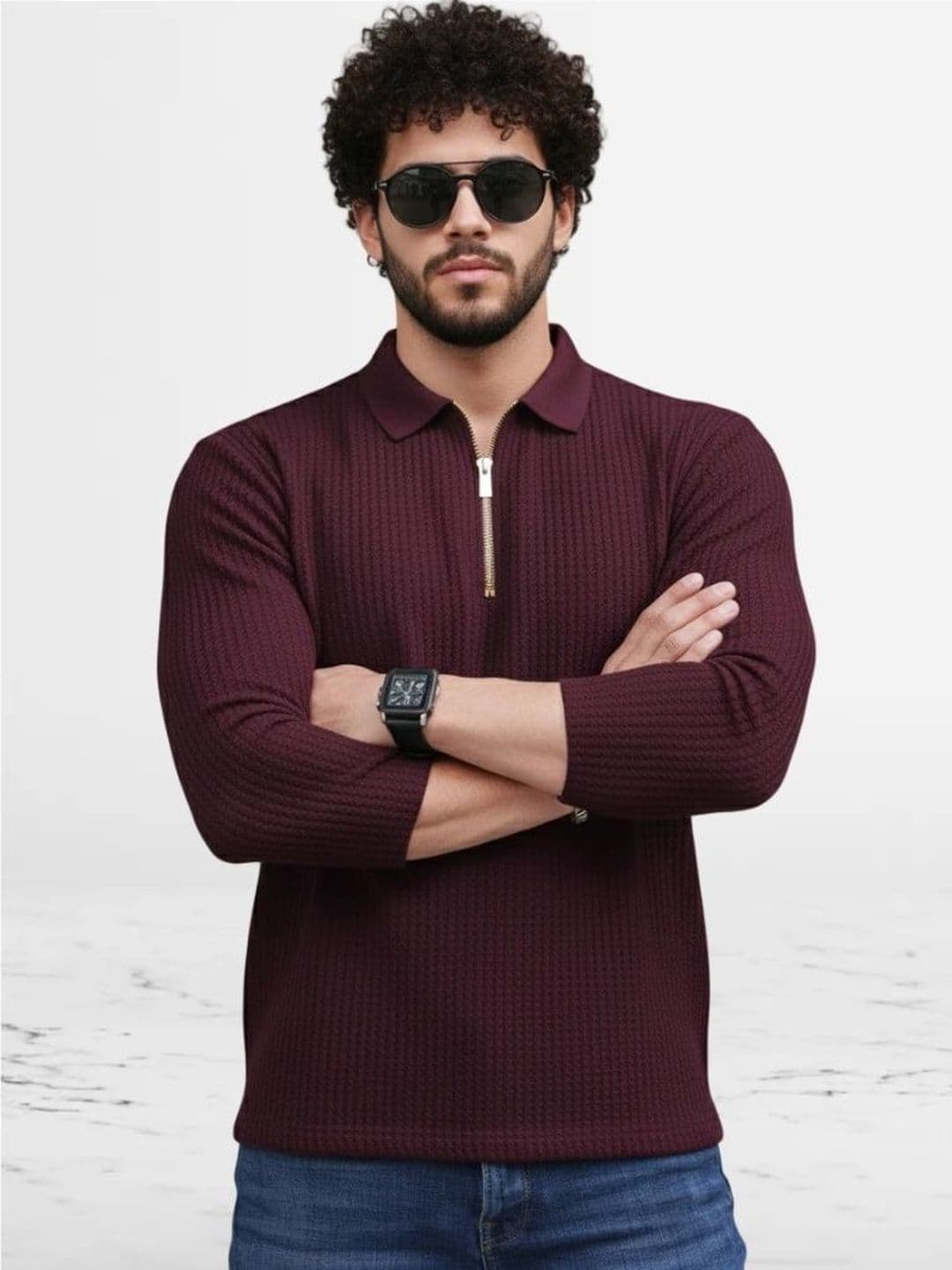 SZN Men Polo Collar T-shirt - view 1