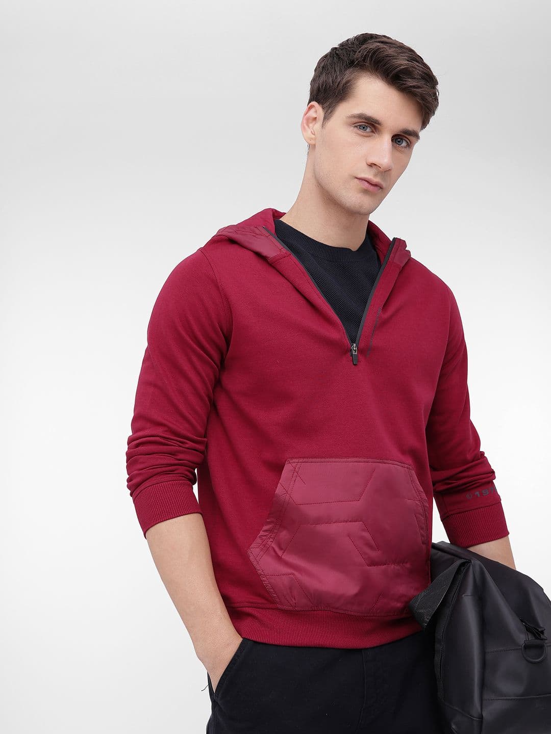 French Connection Hooded Pullover Sweatshirt - view 1