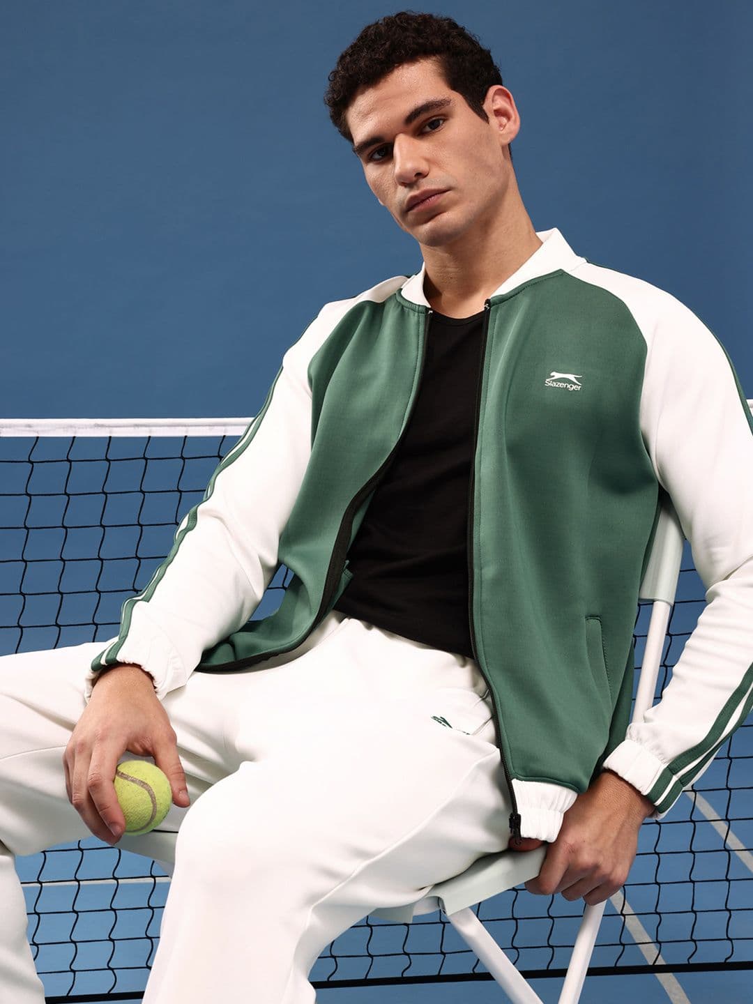Slazenger Athleisure Colourblocked Jacket With Track Pants - view 1