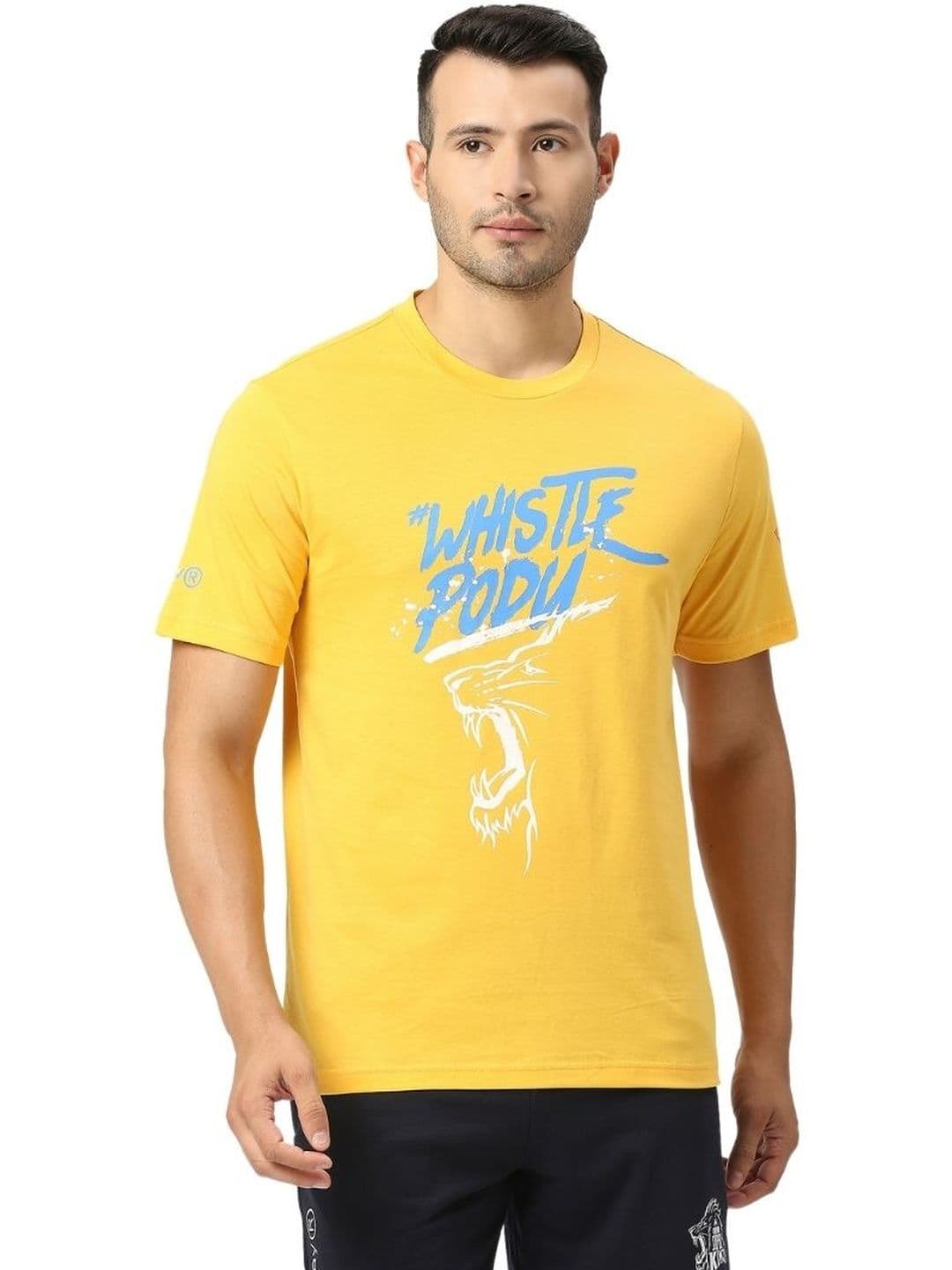 playR Men Printed Pure Cotton T-shirt - view 1