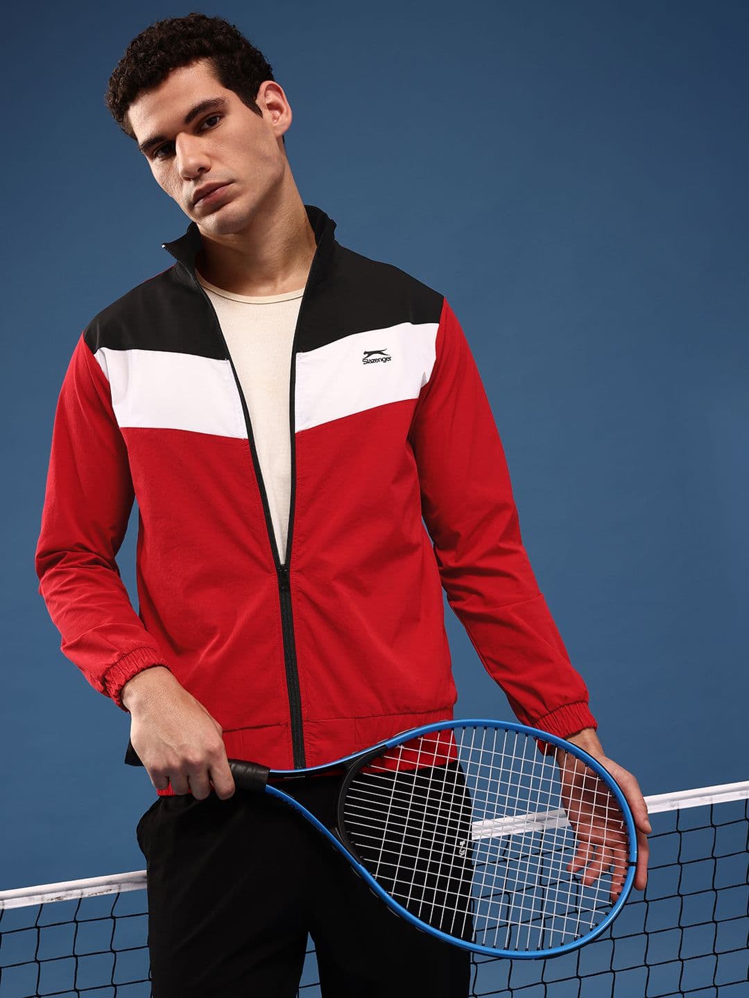 Slazenger Athleisure Colourblocked Jacket With Track Pants - view 1