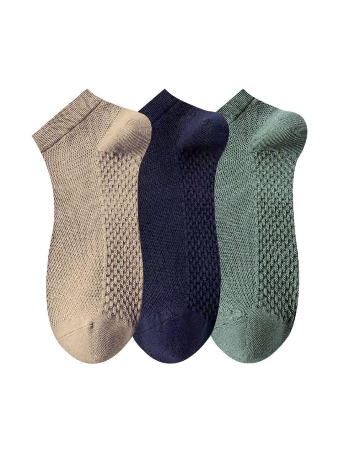 The Tie Hub Pack Of 3 Cotton Ankle Length Socks - view 1