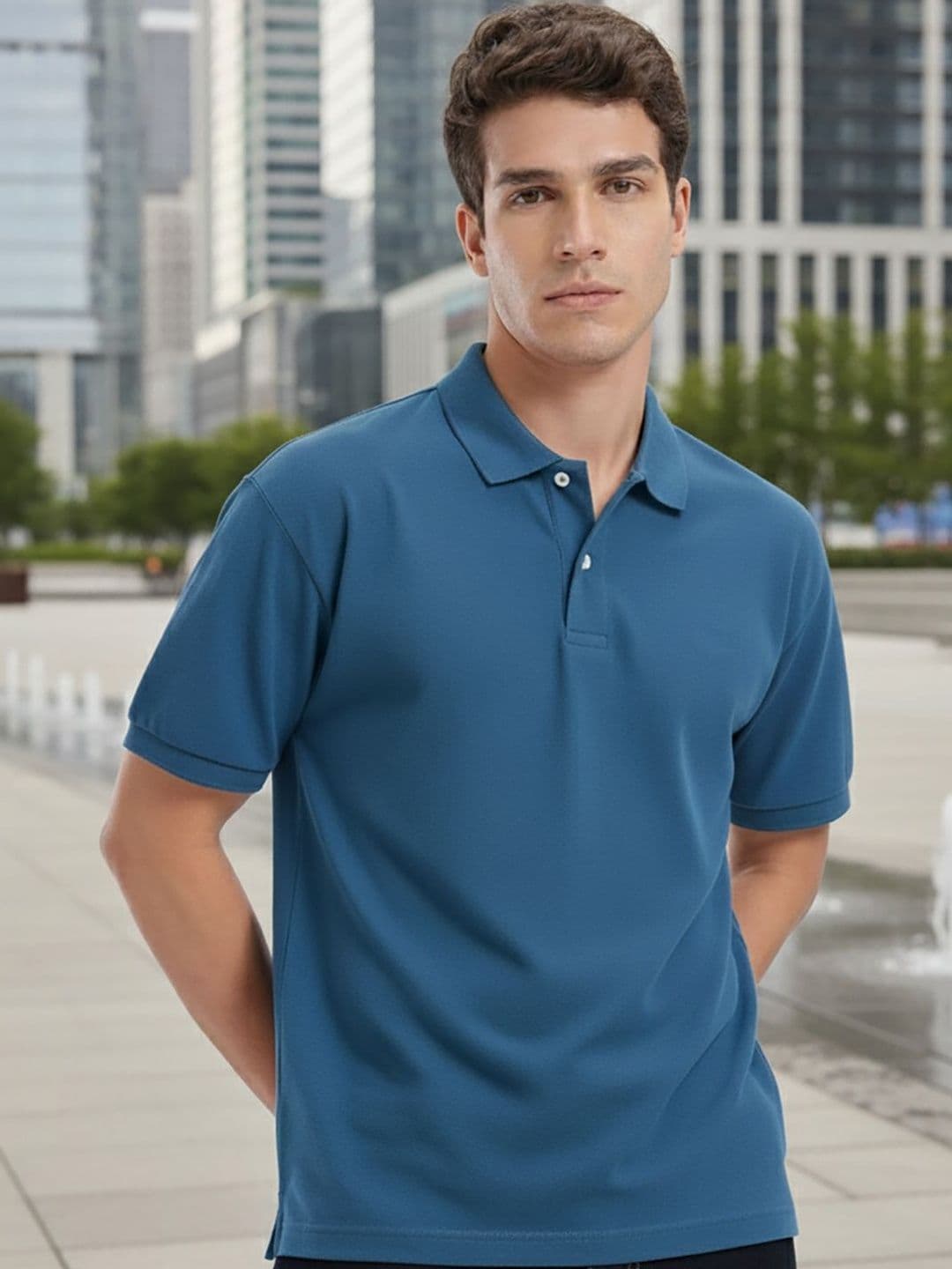 SZN Men Polo Collar T-shirt - view 1