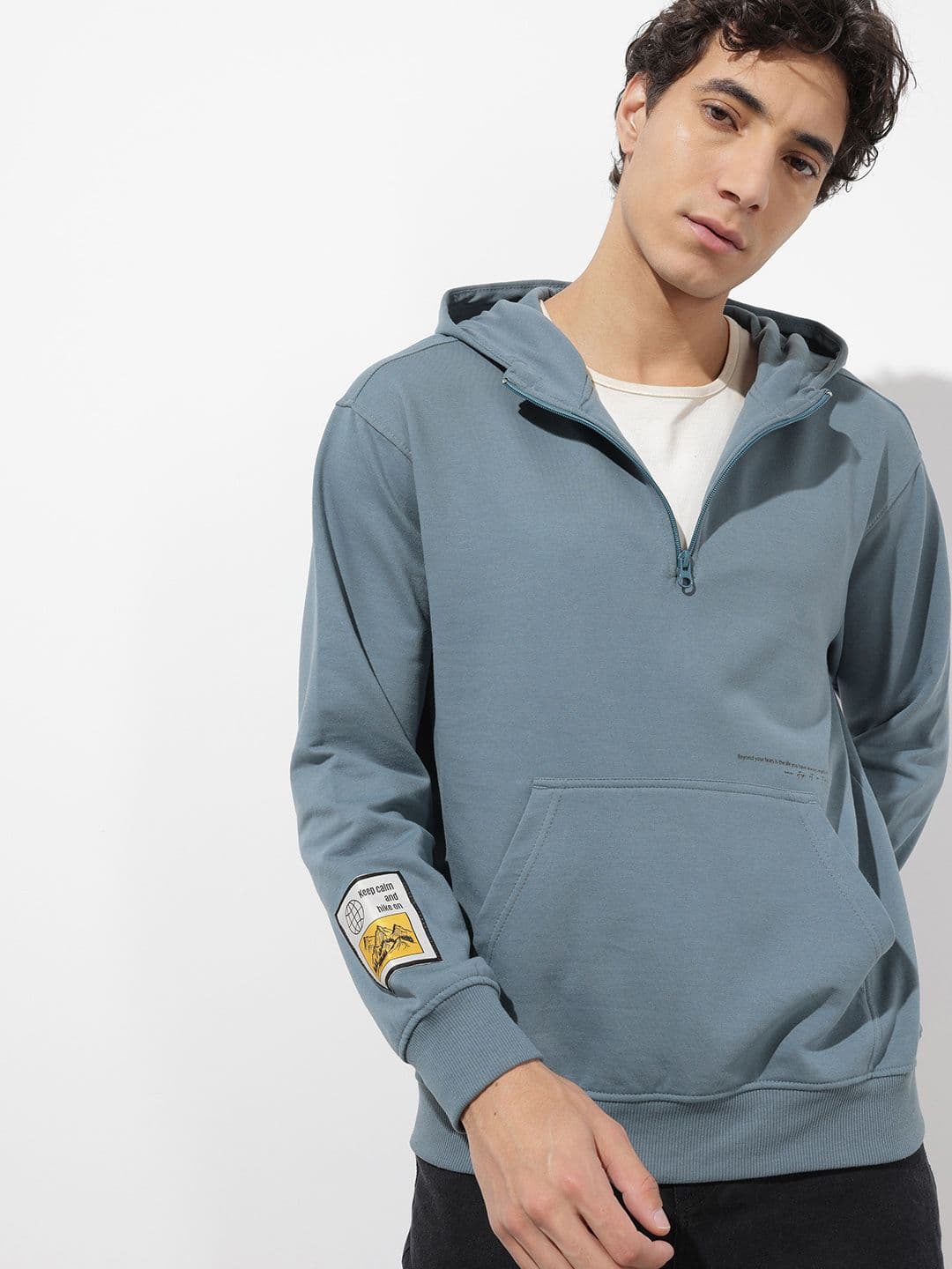 The Roadster Life Co. Hooded Knitted Sweatshirt - view 1