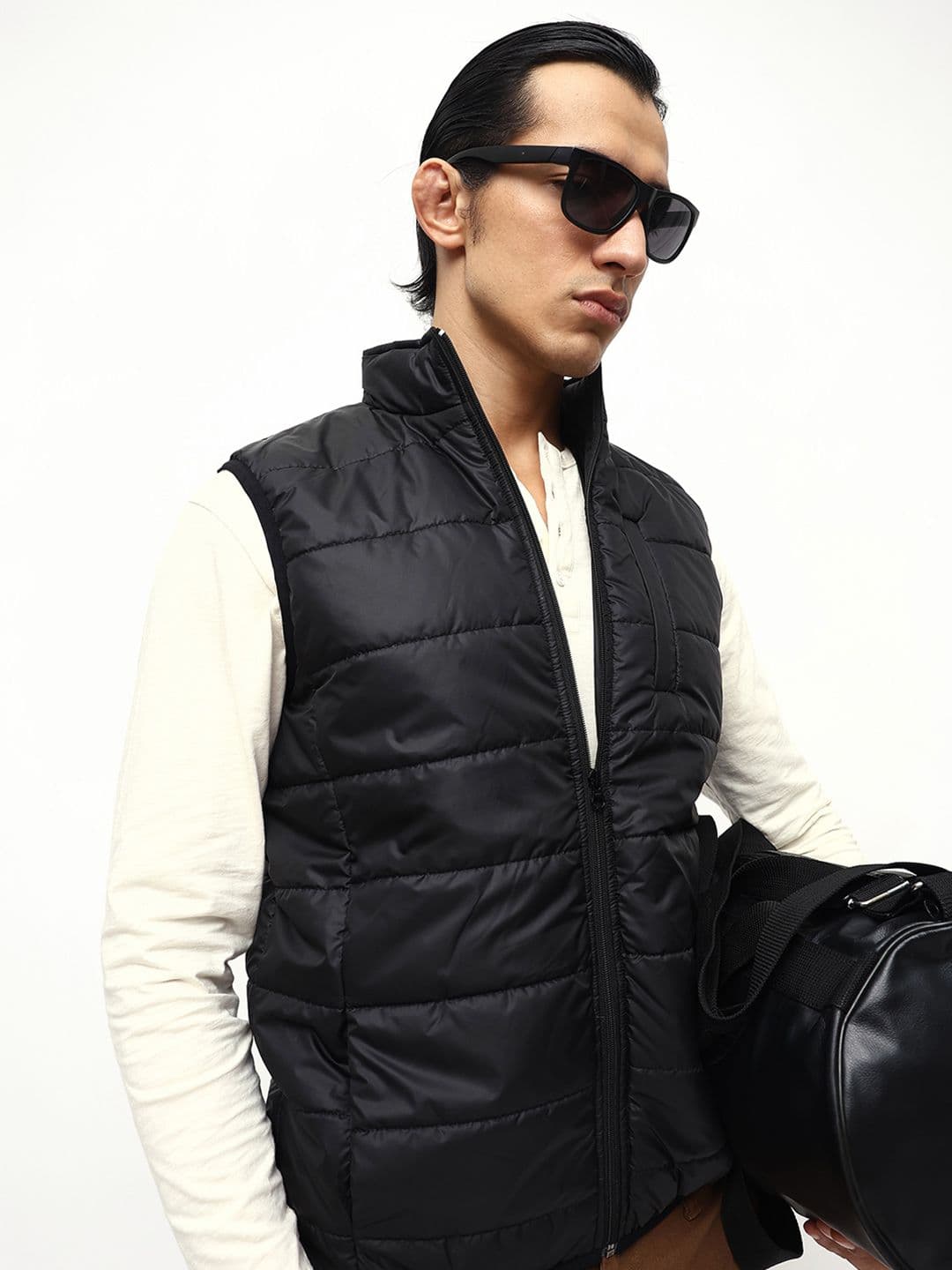 Dennis Lingo Stand Collar Padded Jacket - view 1