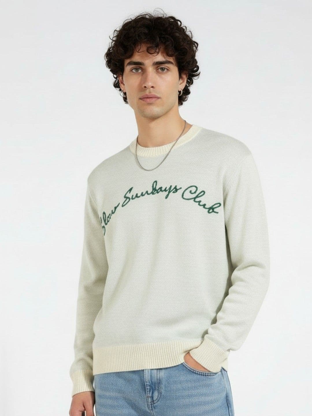 glitchez Typography Design Pullover - view 1