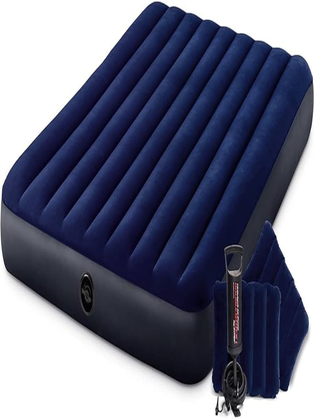 VWretails Blue Queen Size Dura-Beam Standard Downy Air Mattress - view 1