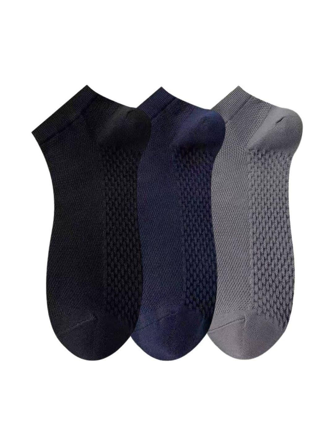 The Tie Hub Pack Of 3 Cotton Ankle Length Socks - view 1