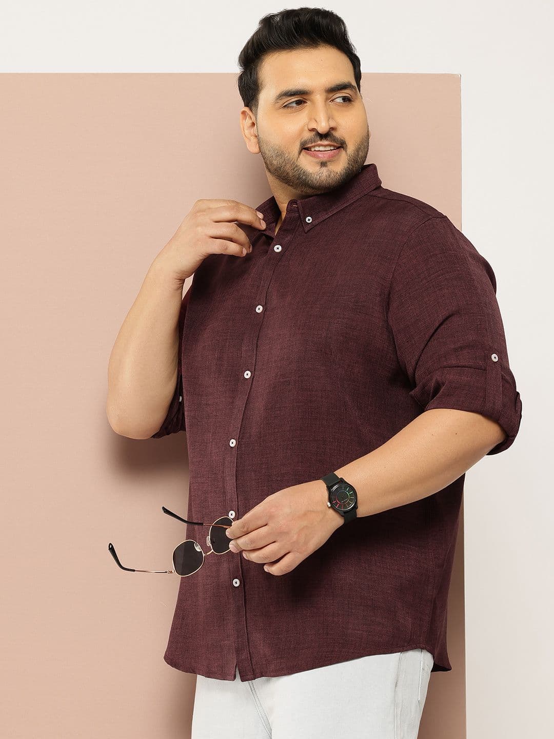 Thomas Scott Plus Size Classic Casual Shirt - view 1