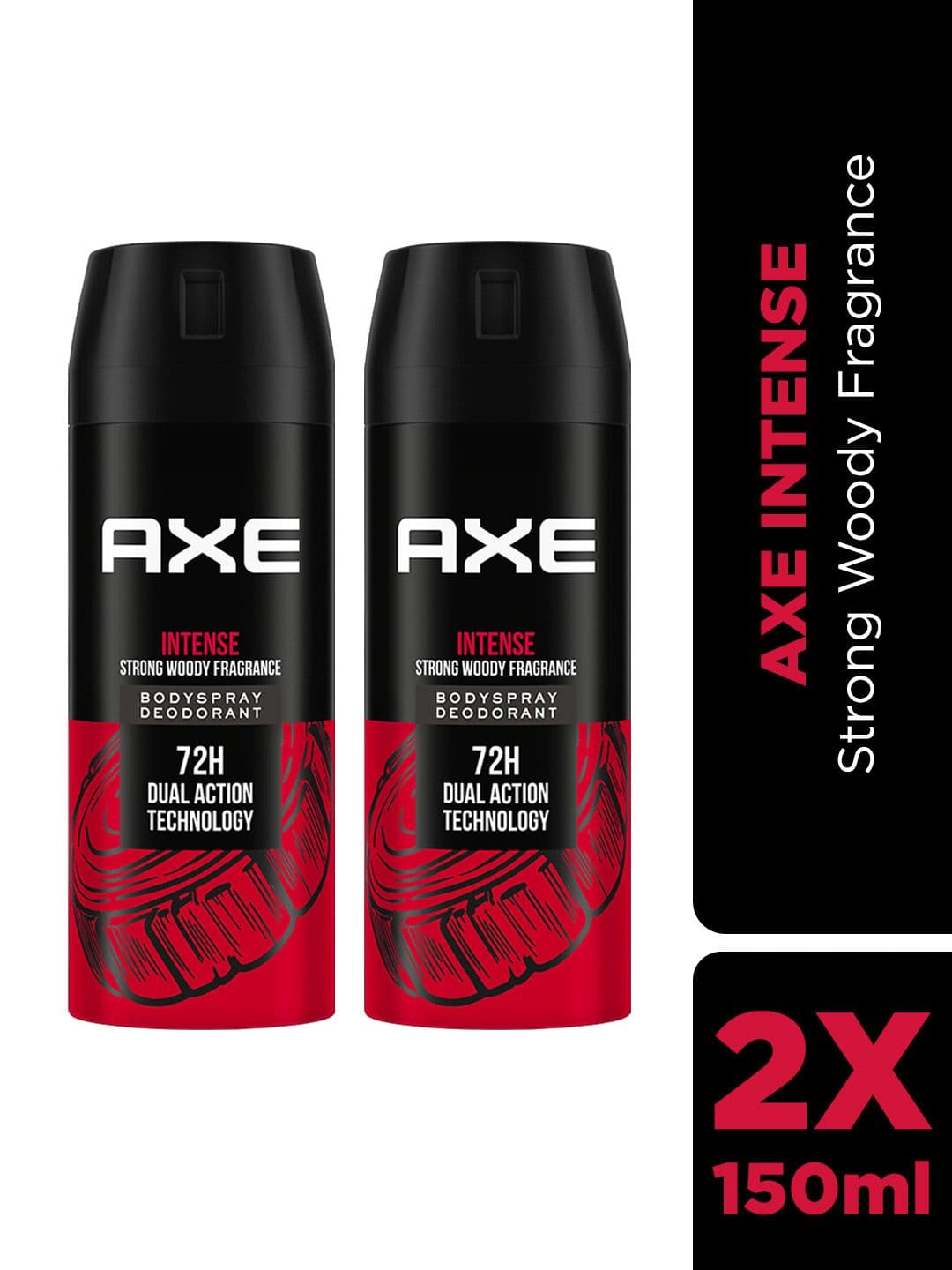 AXE Men Set of 2 Intense Deodorant Body Spray - 150ml each - view 1