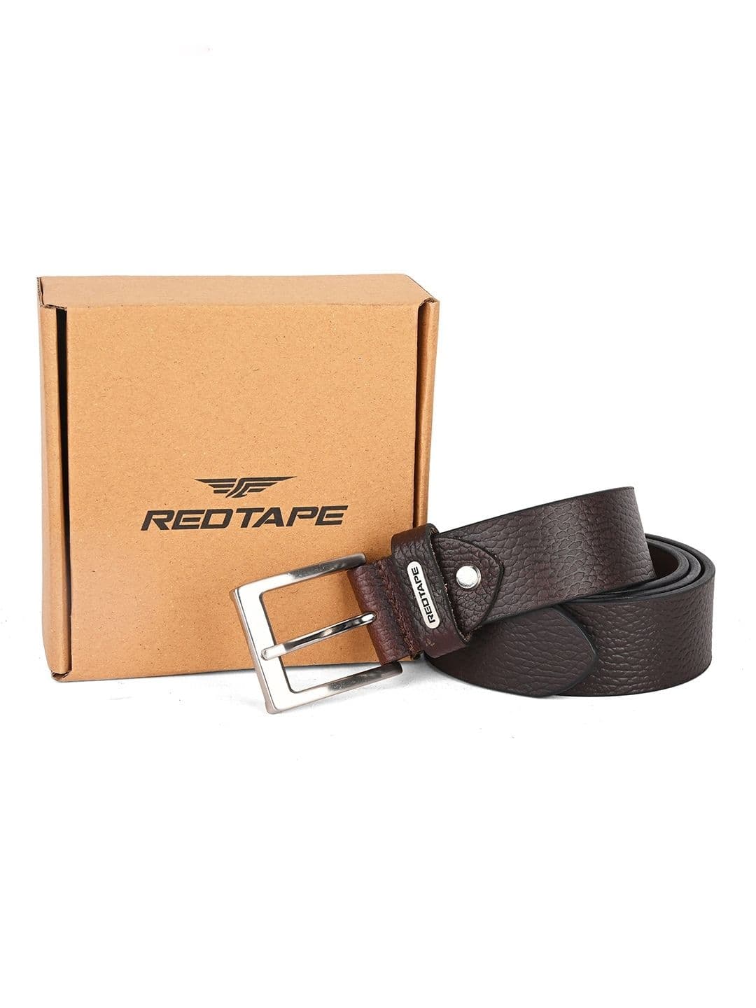 Red Tape Men Textured Leather Belt - view 1