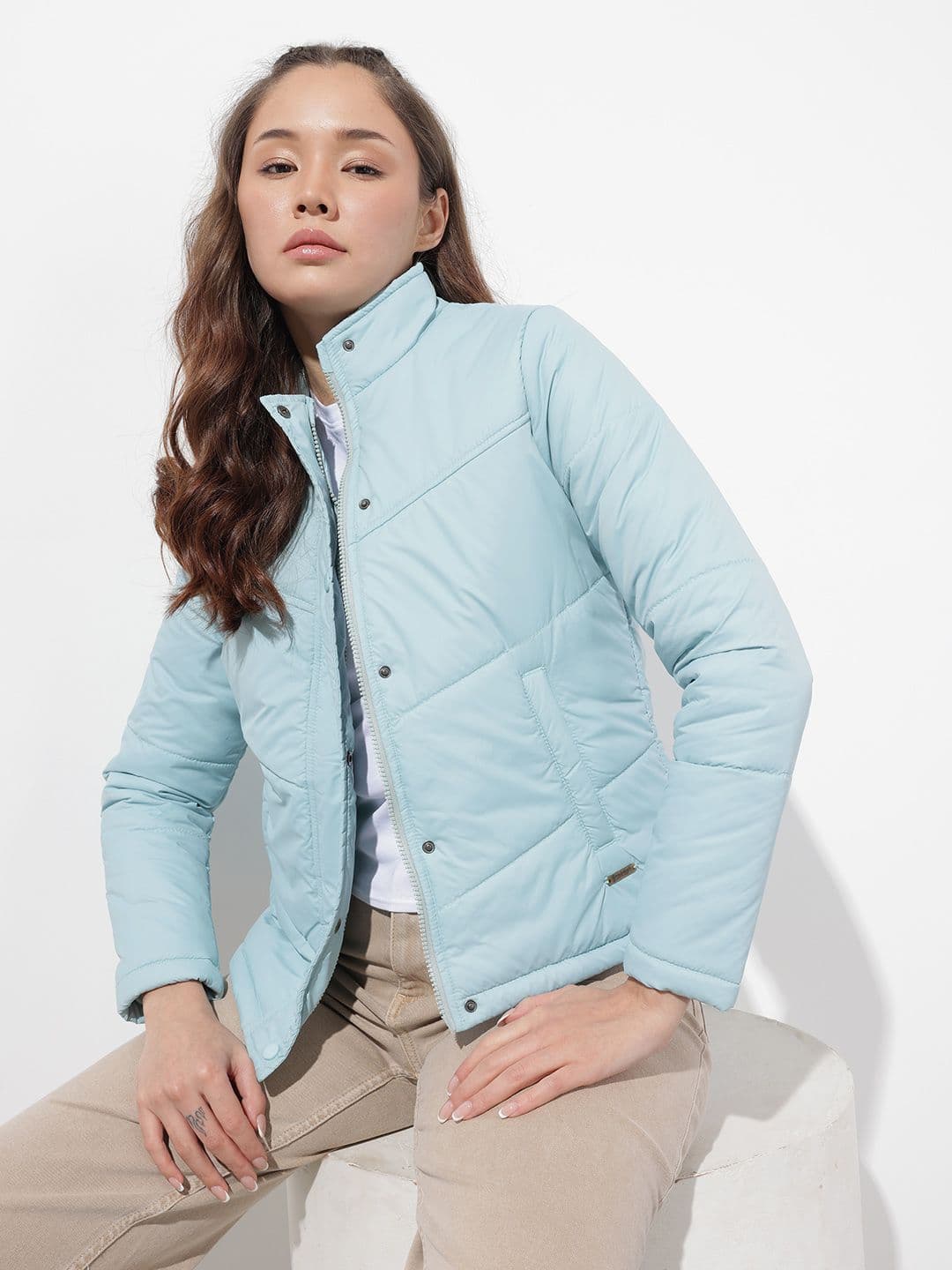 The Roadster Life Co. Mock Collar Padded Jacket - view 1