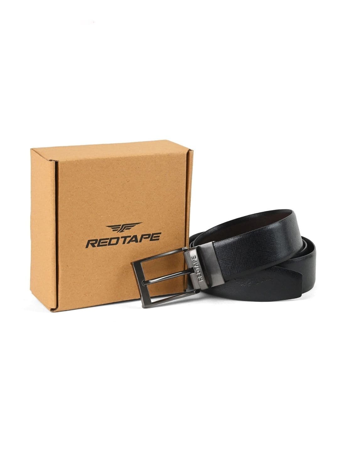 Red Tape Men Textured Leather Reversible Belt - view 1