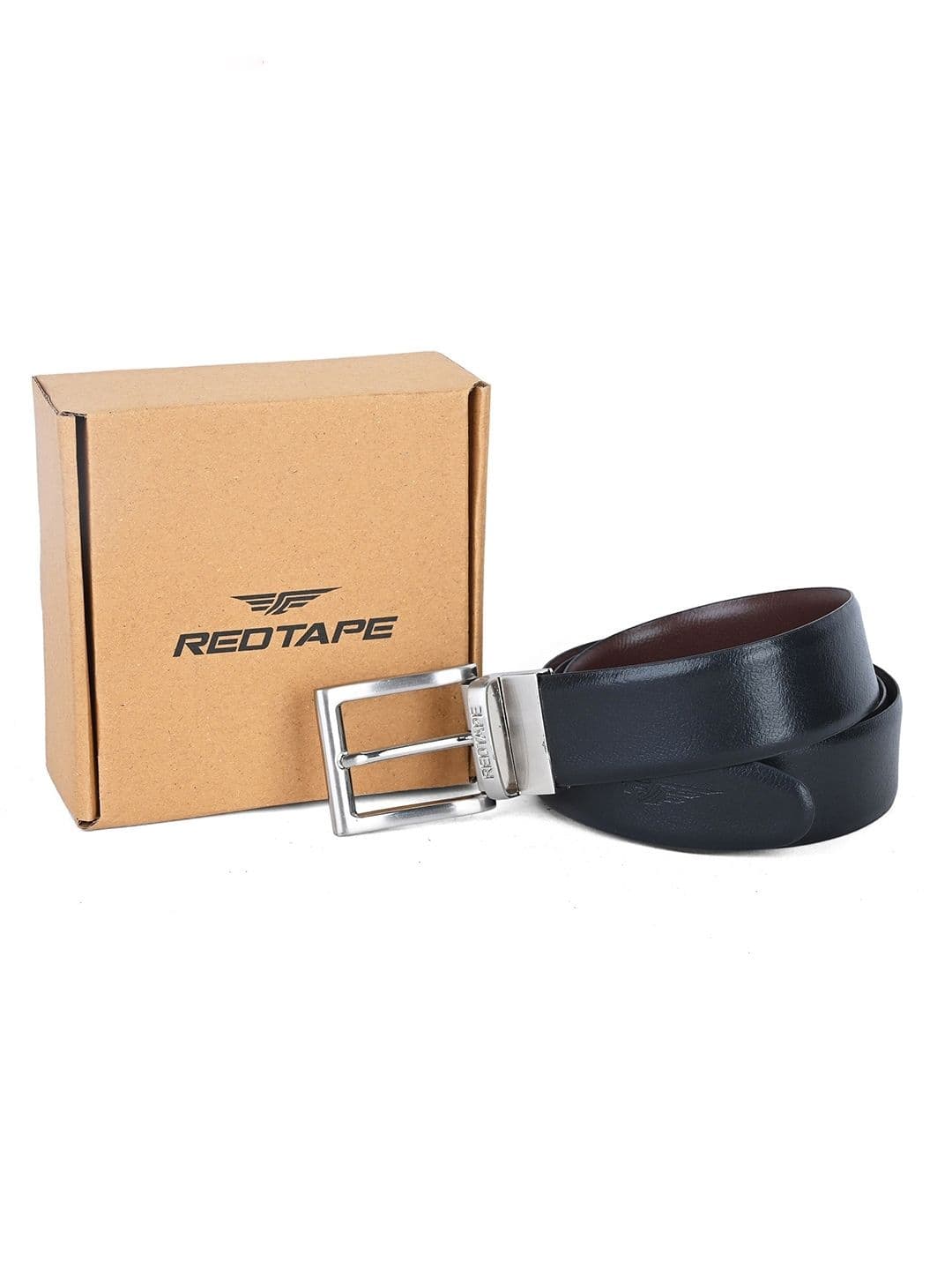 Red Tape Men Textured Leather Reversible Formal Belt - view 1